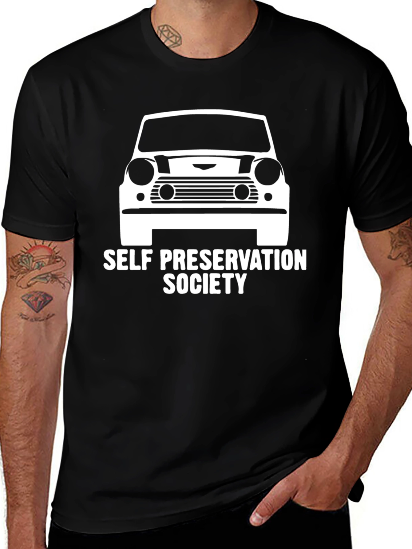 Self Preservation Society Car T-Shirt