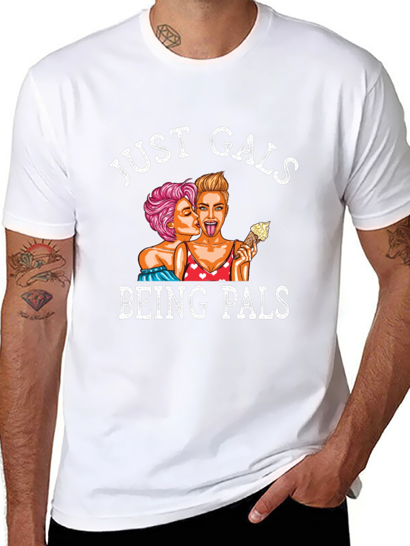 Just Gals Being Pals Graphic Tee