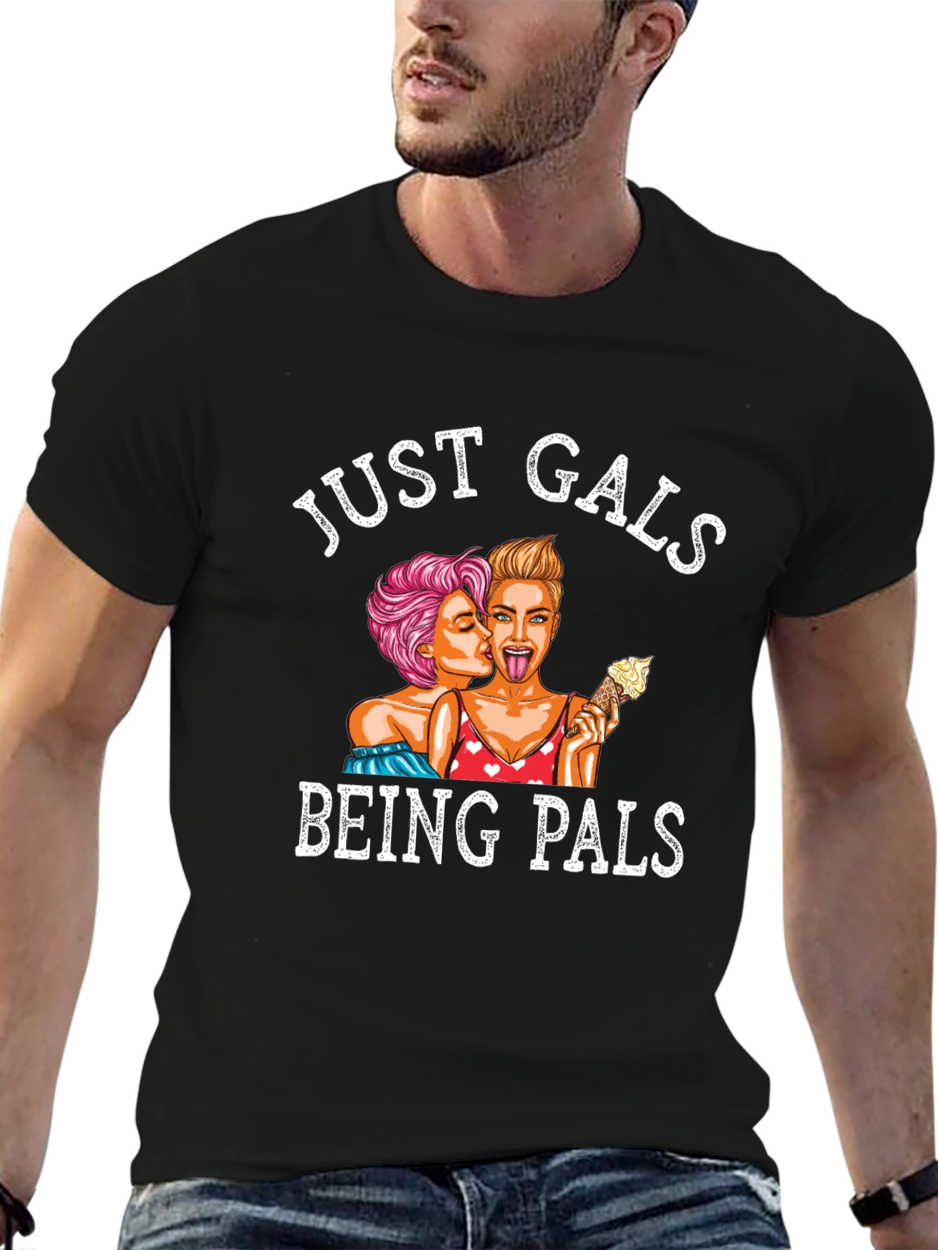 Just Gals Being Pals Graphic Tee