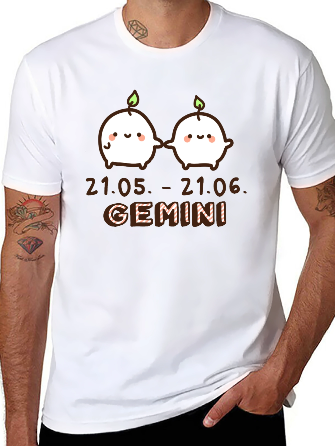 Gemini Zodiac Sign T-Shirt