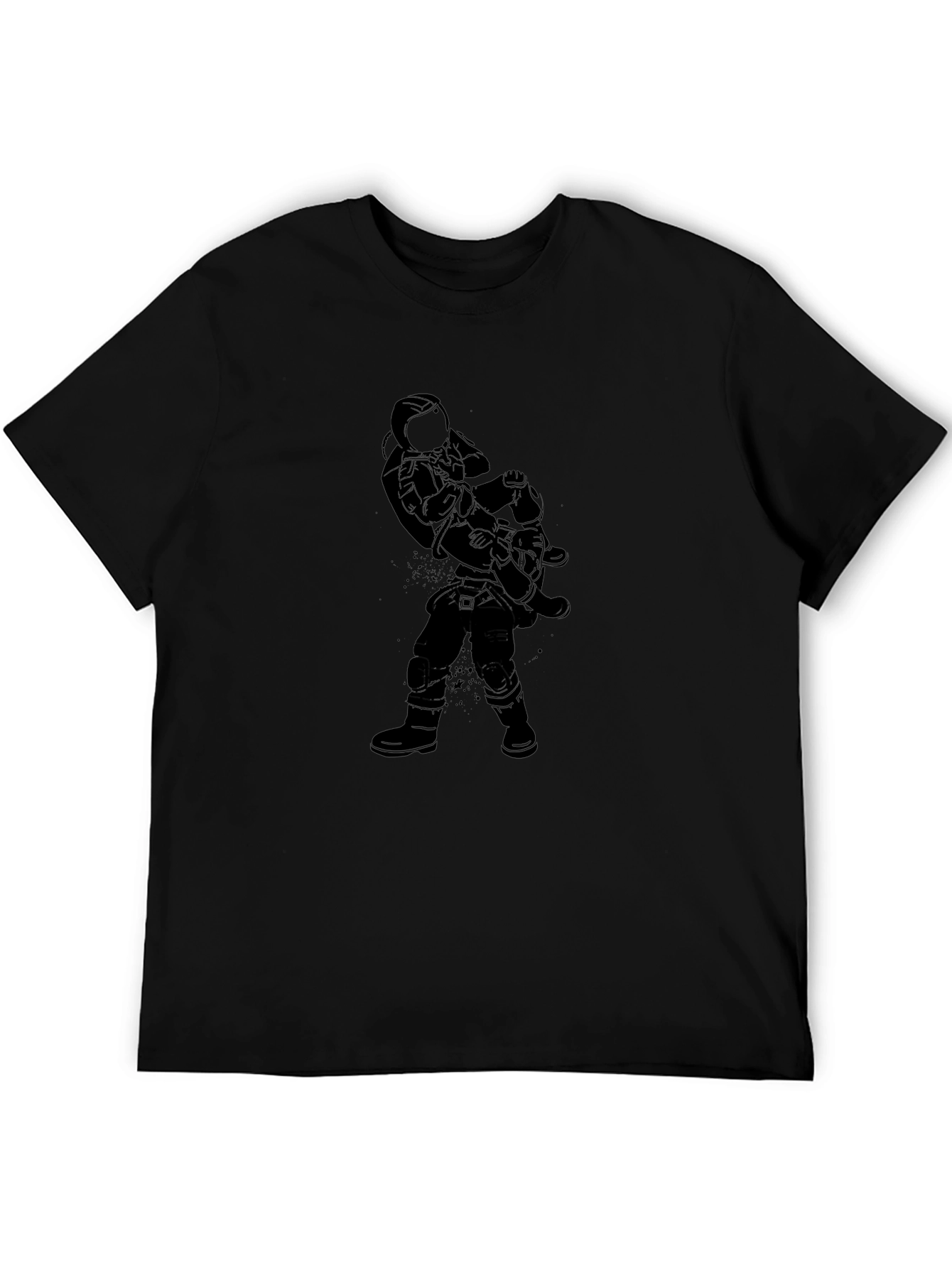 Astronaut Carry T-Shirt - Classic Black