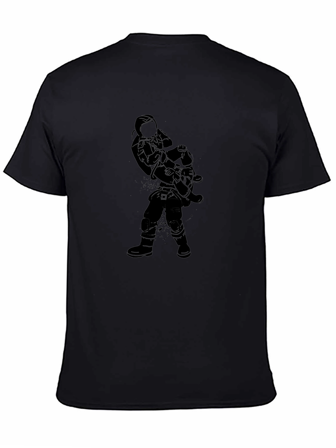 Astronaut Carry T-Shirt - Classic Black