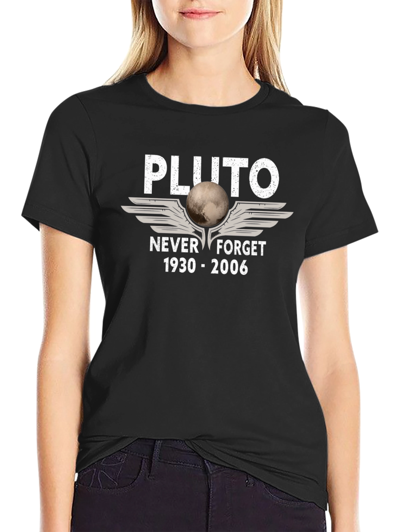 Pluto Never Forget Graphic Tee