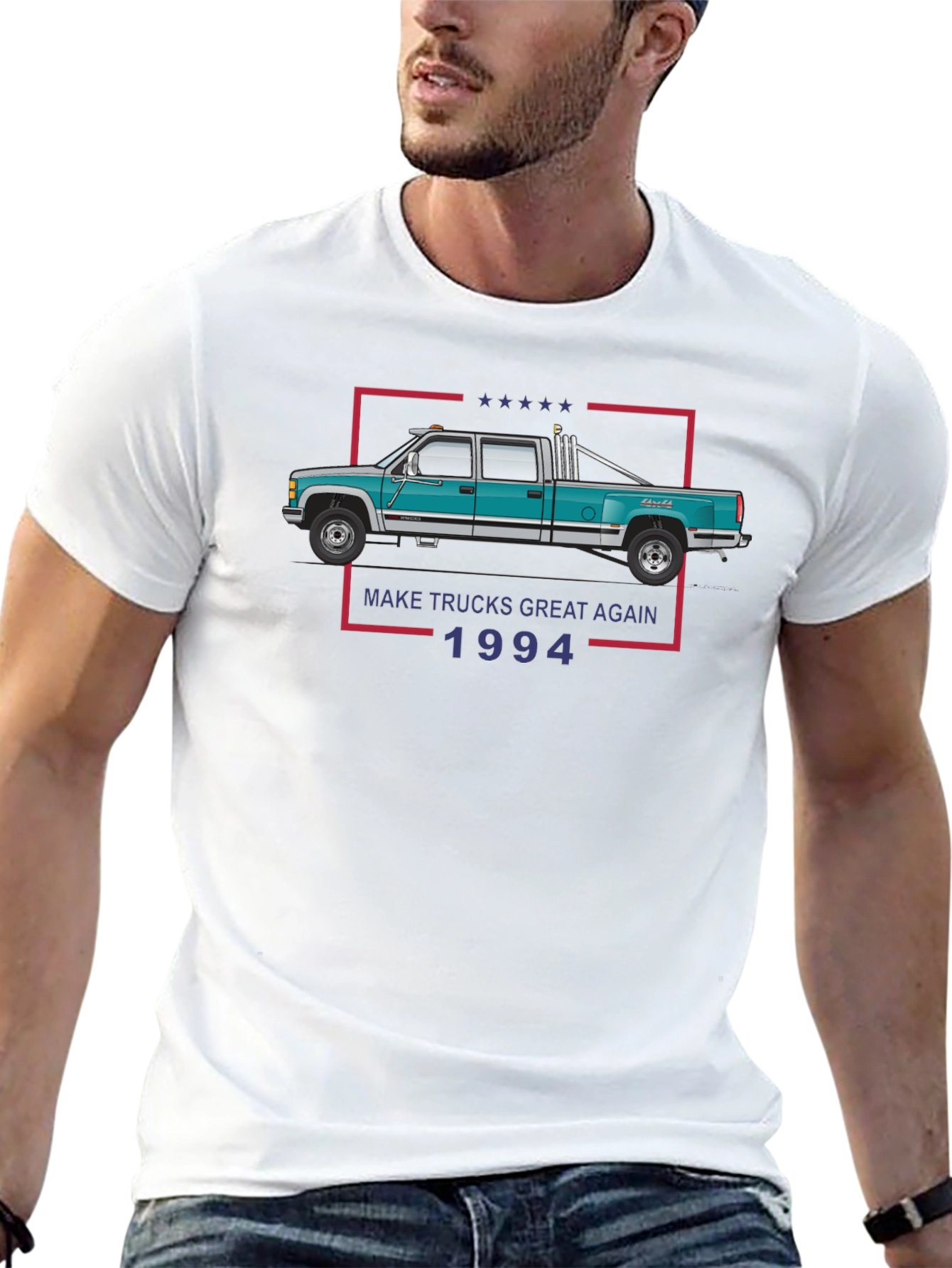 Make Trucks Great Again 1994 Black T-Shirt