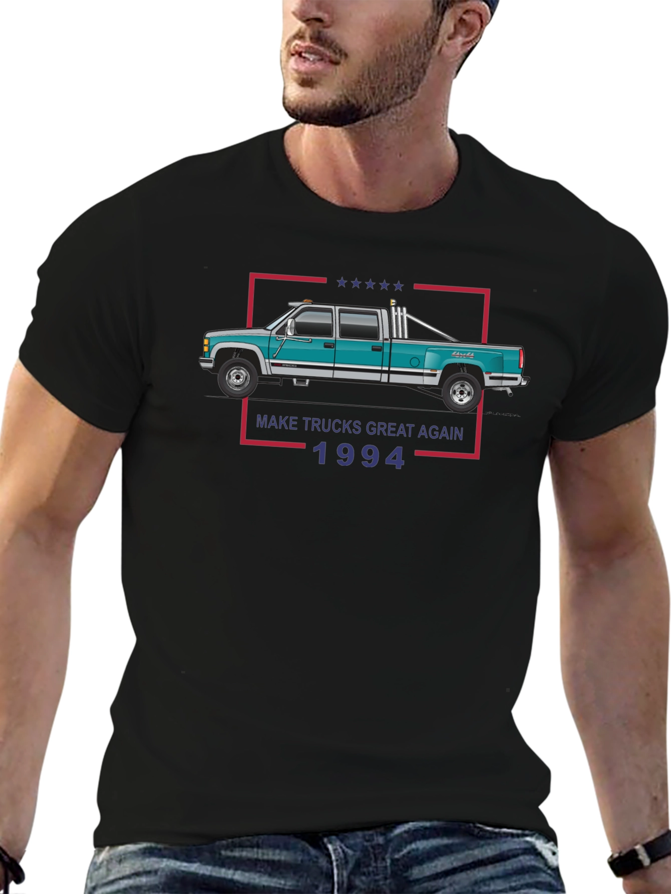 Make Trucks Great Again 1994 Black T-Shirt