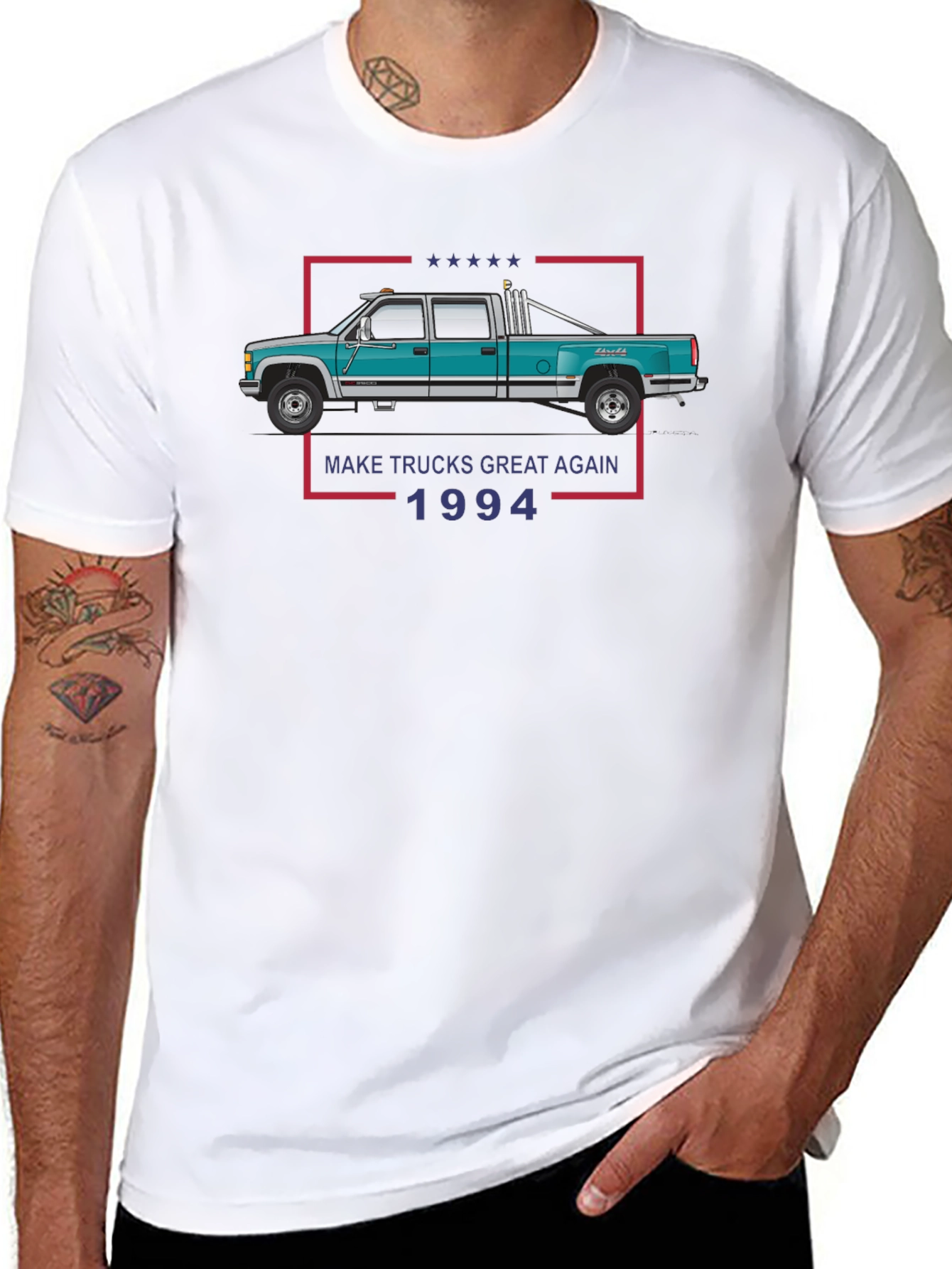 Make Trucks Great Again 1994 Black T-Shirt