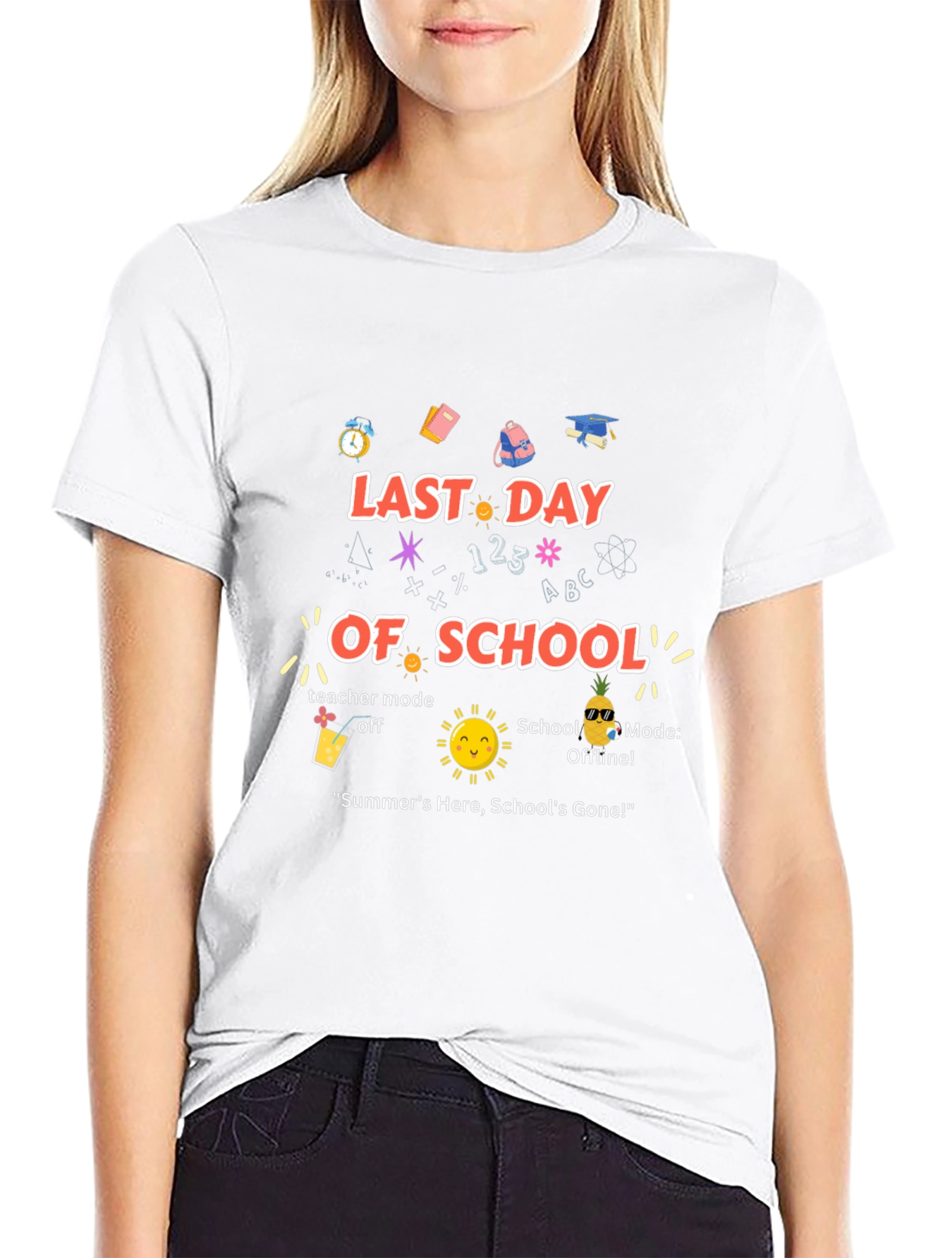 Last Day of School Teacher Mode Off T-Shirt