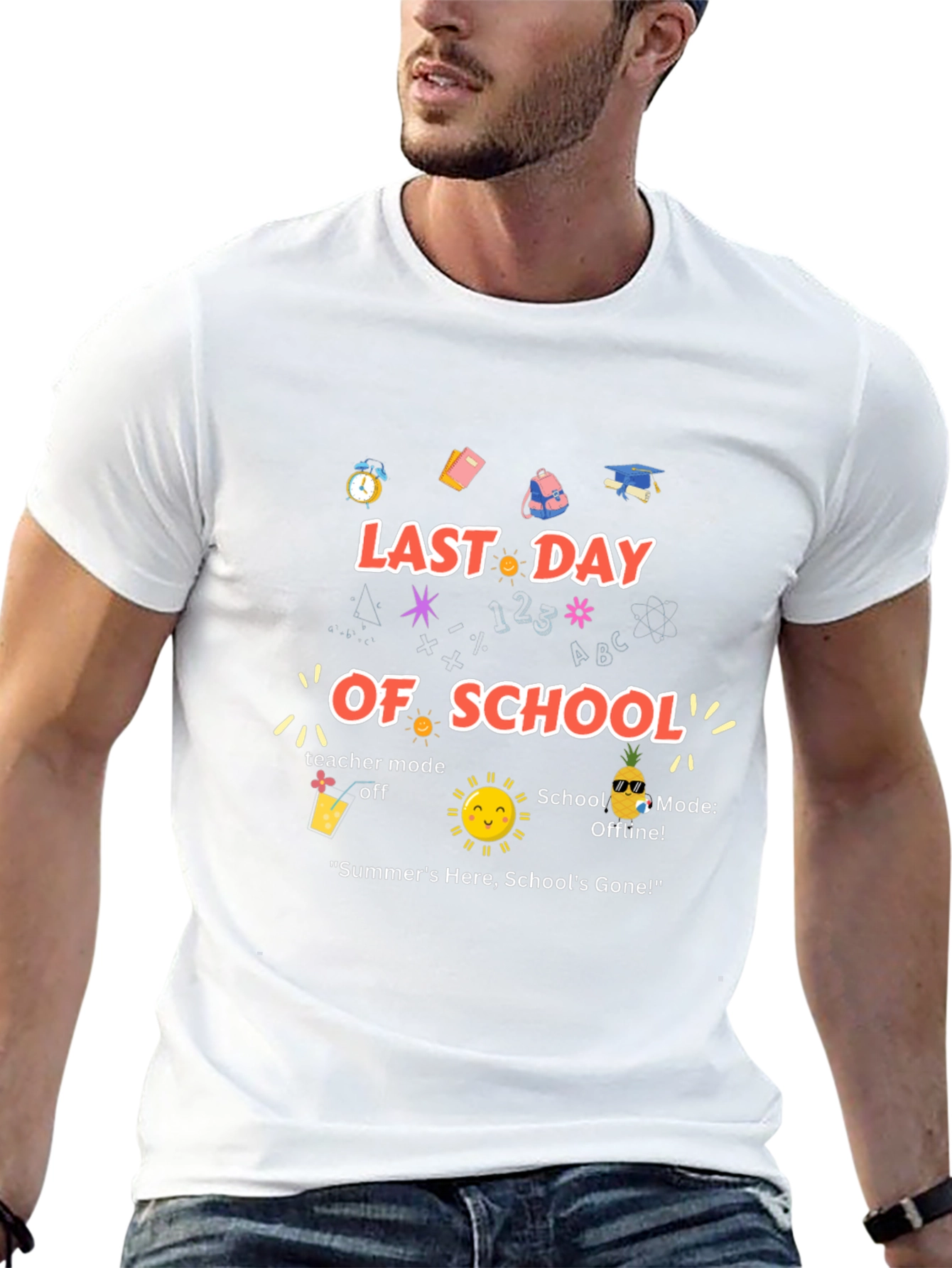 Last Day of School Teacher Mode Off T-Shirt