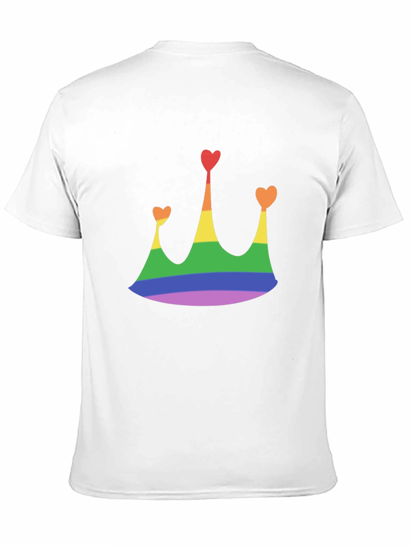 Rainbow Crown Heart T-Shirt - Pride Apparel