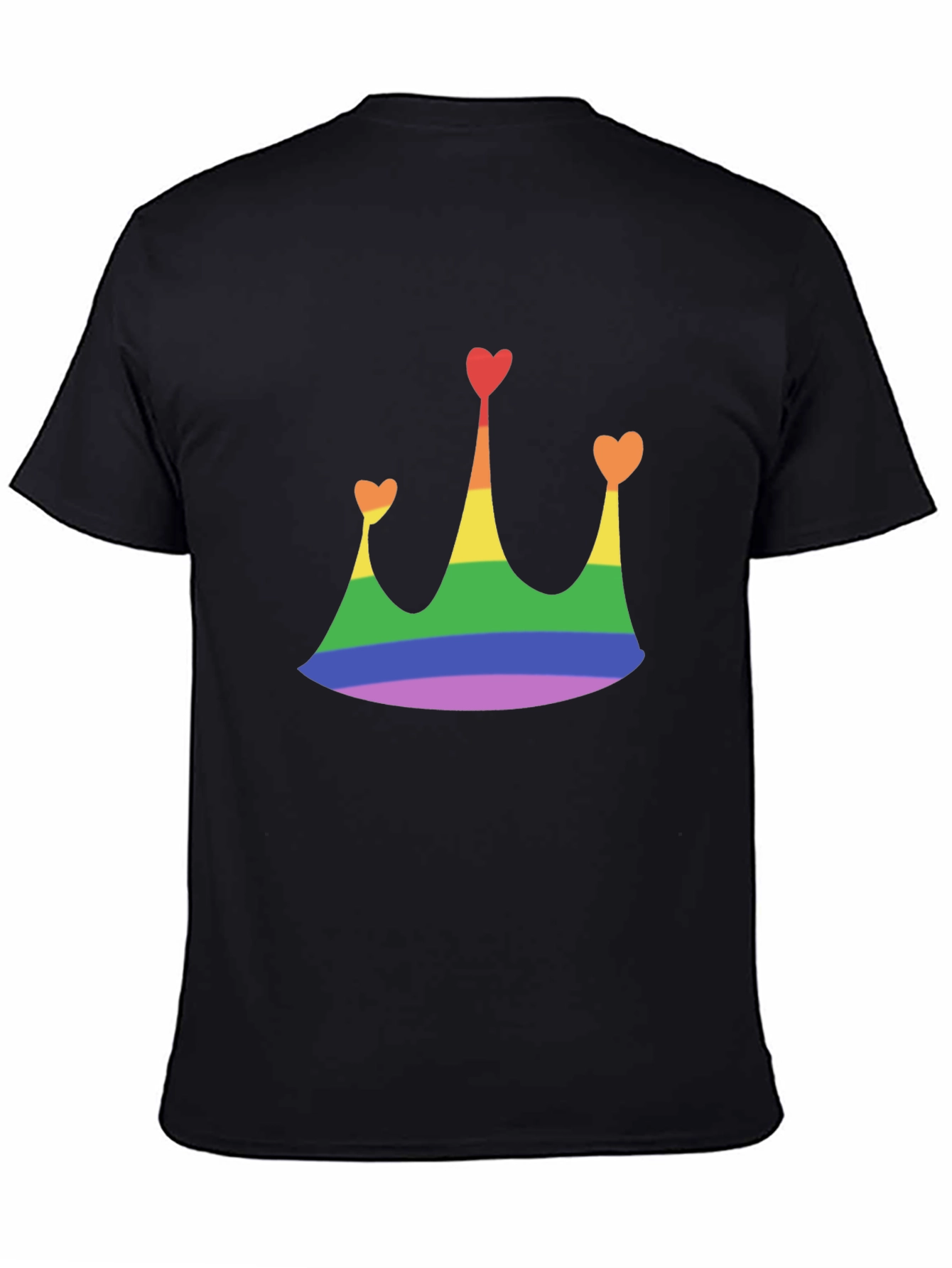 Rainbow Crown Heart T-Shirt - Pride Apparel