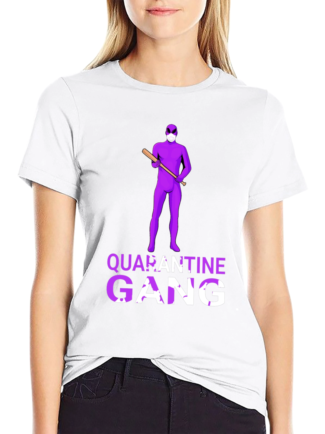 Quarantine Gang T-Shirt - Novelty Graphic Tee