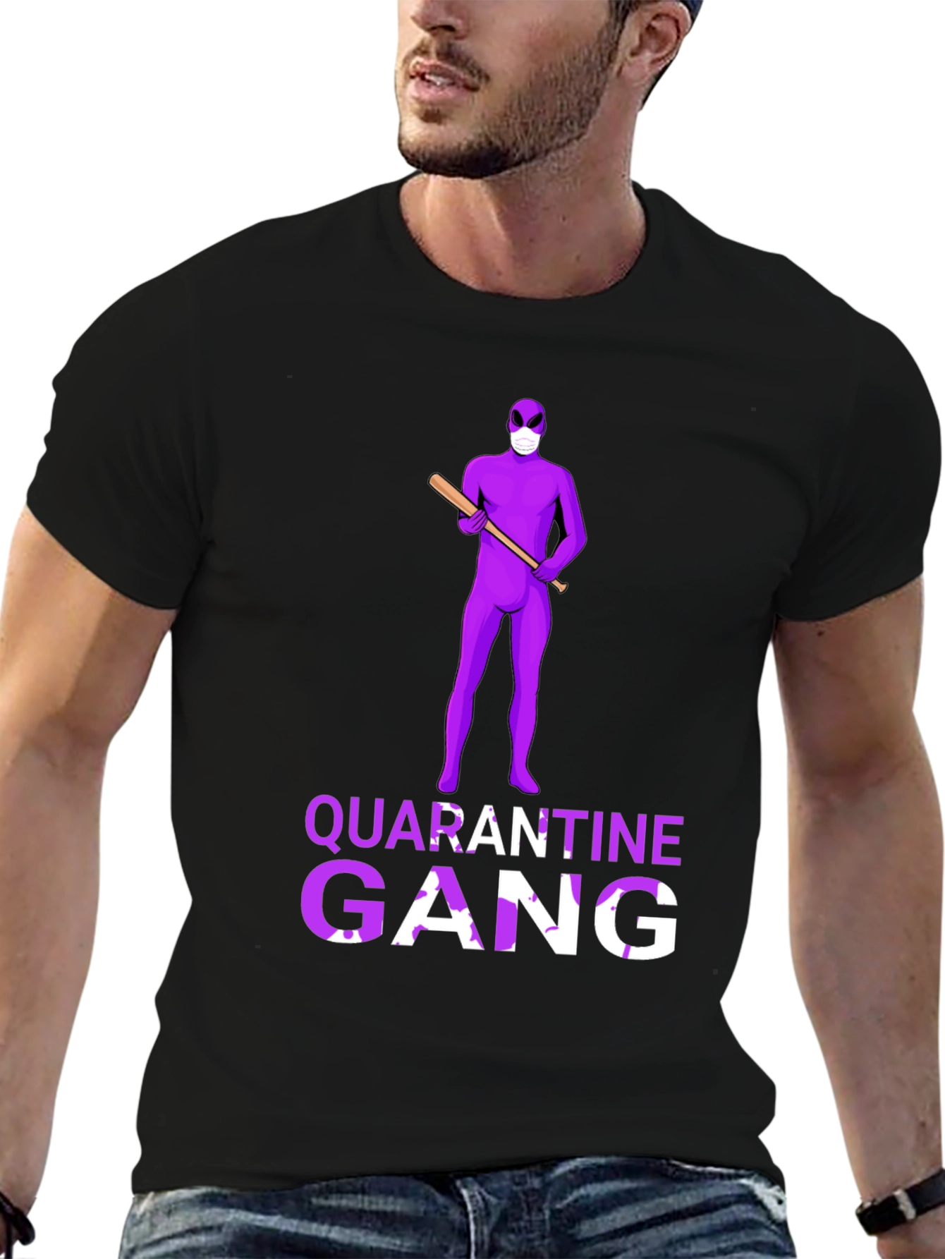 Quarantine Gang T-Shirt - Novelty Graphic Tee