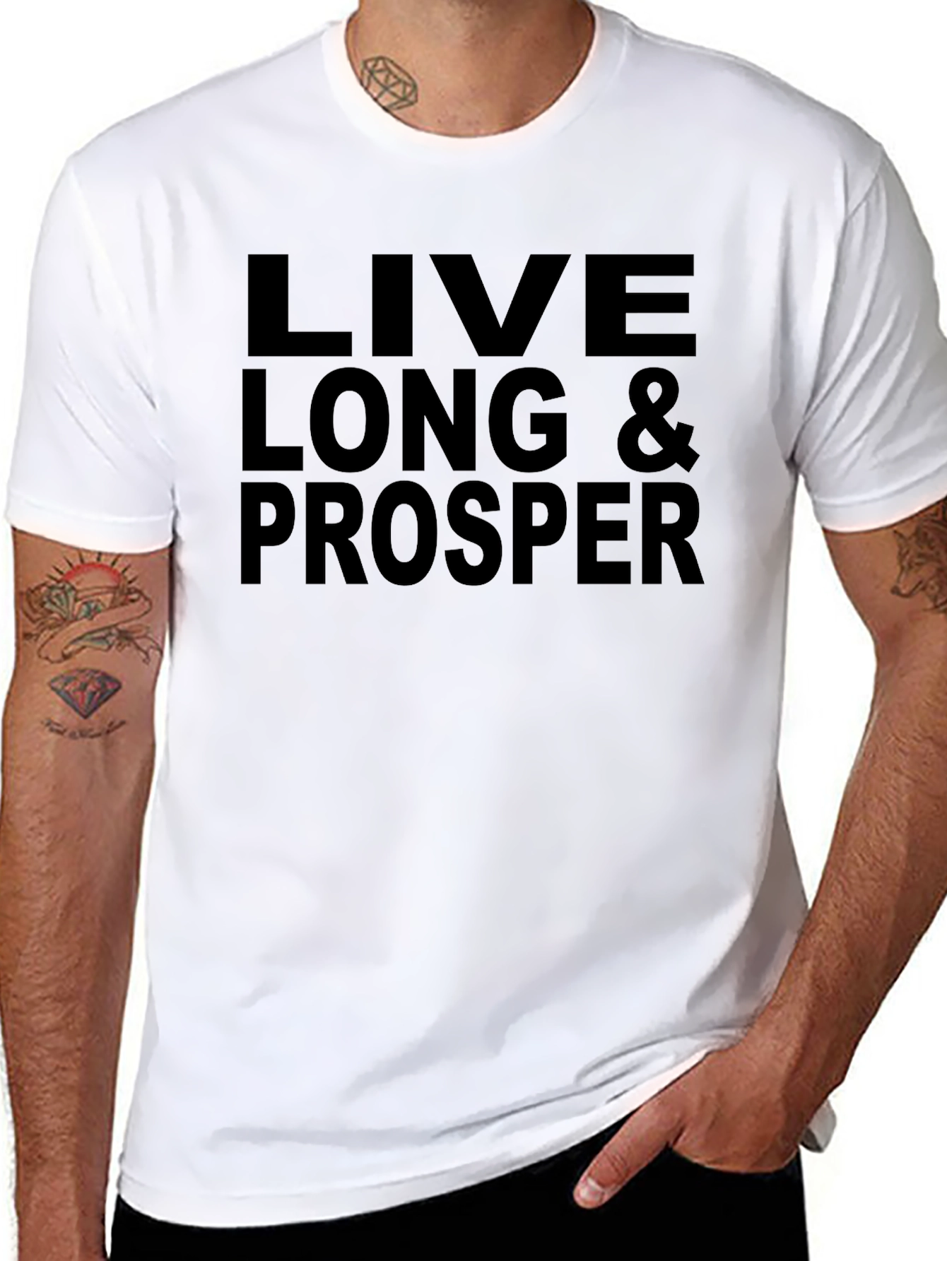 Live Long & Prosper Graphic T-Shirt