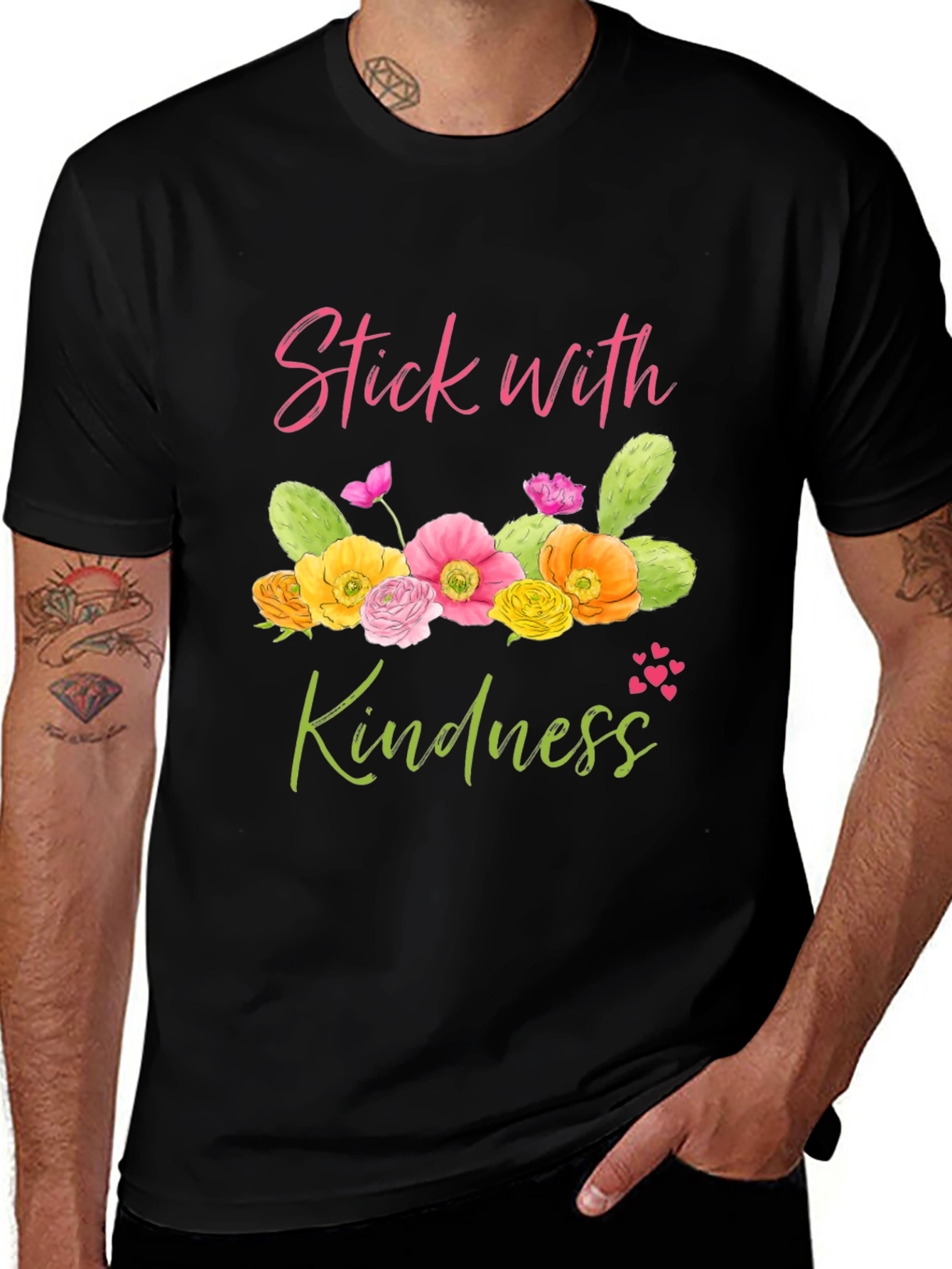 Stick With Kindness Graphic T-Shirt