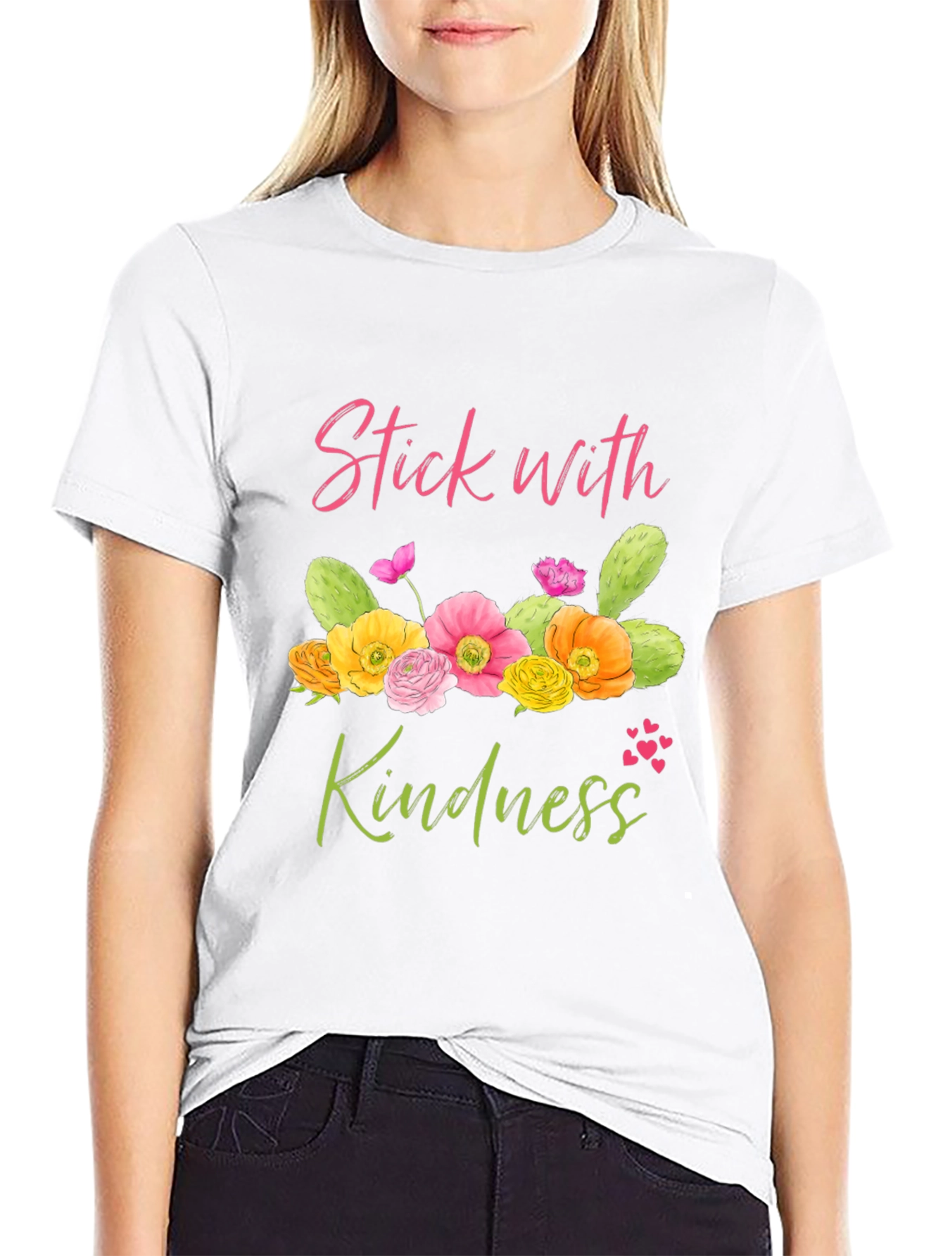 Stick With Kindness Graphic T-Shirt