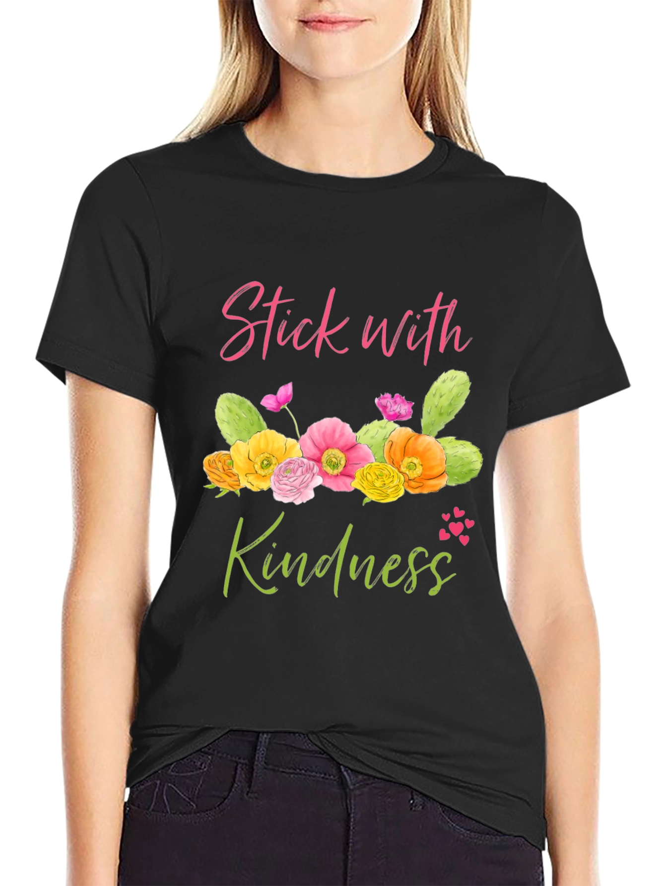 Stick With Kindness Graphic T-Shirt