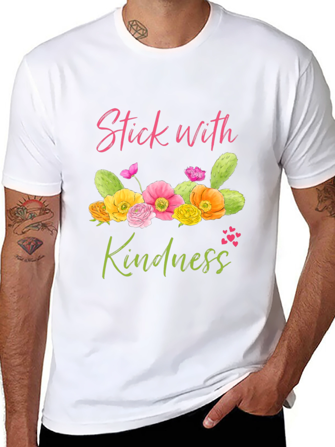 Stick With Kindness Graphic T-Shirt
