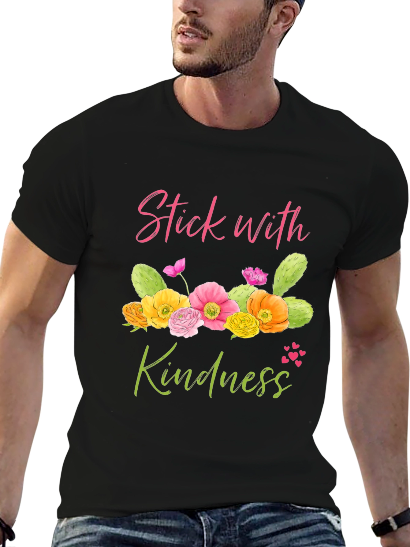 Stick With Kindness Graphic T-Shirt