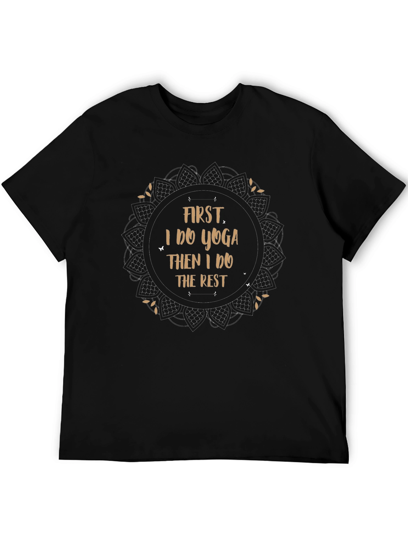 Yoga First T-Shirt - Mens Black Tee