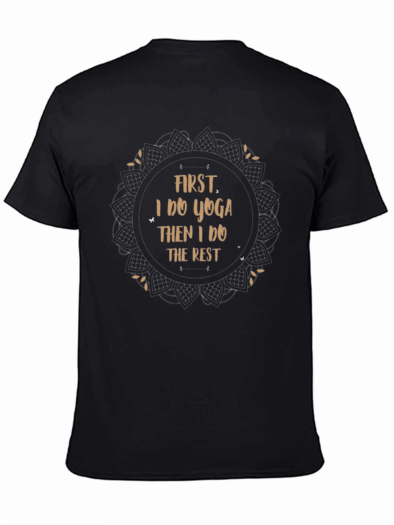 Yoga First T-Shirt - Mens Black Tee