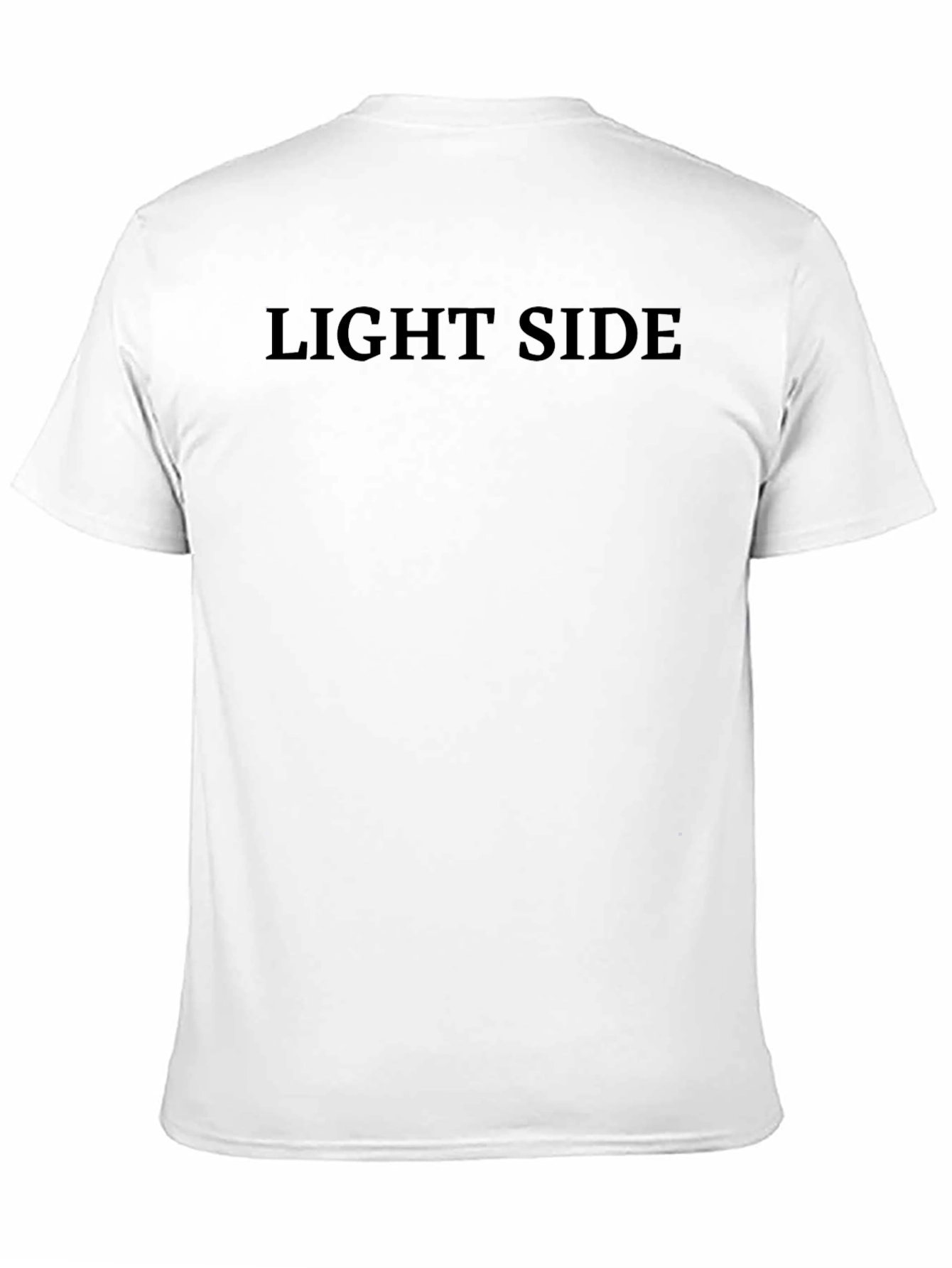 Light Side Black T-Shirt - Casual Wear