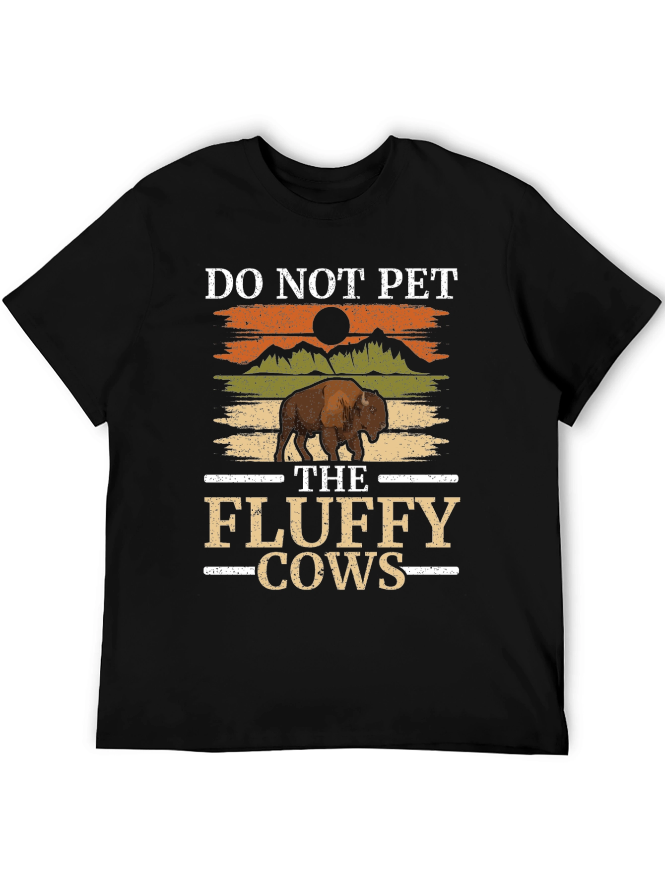 Do Not Pet Fluffy Cows T-Shirt