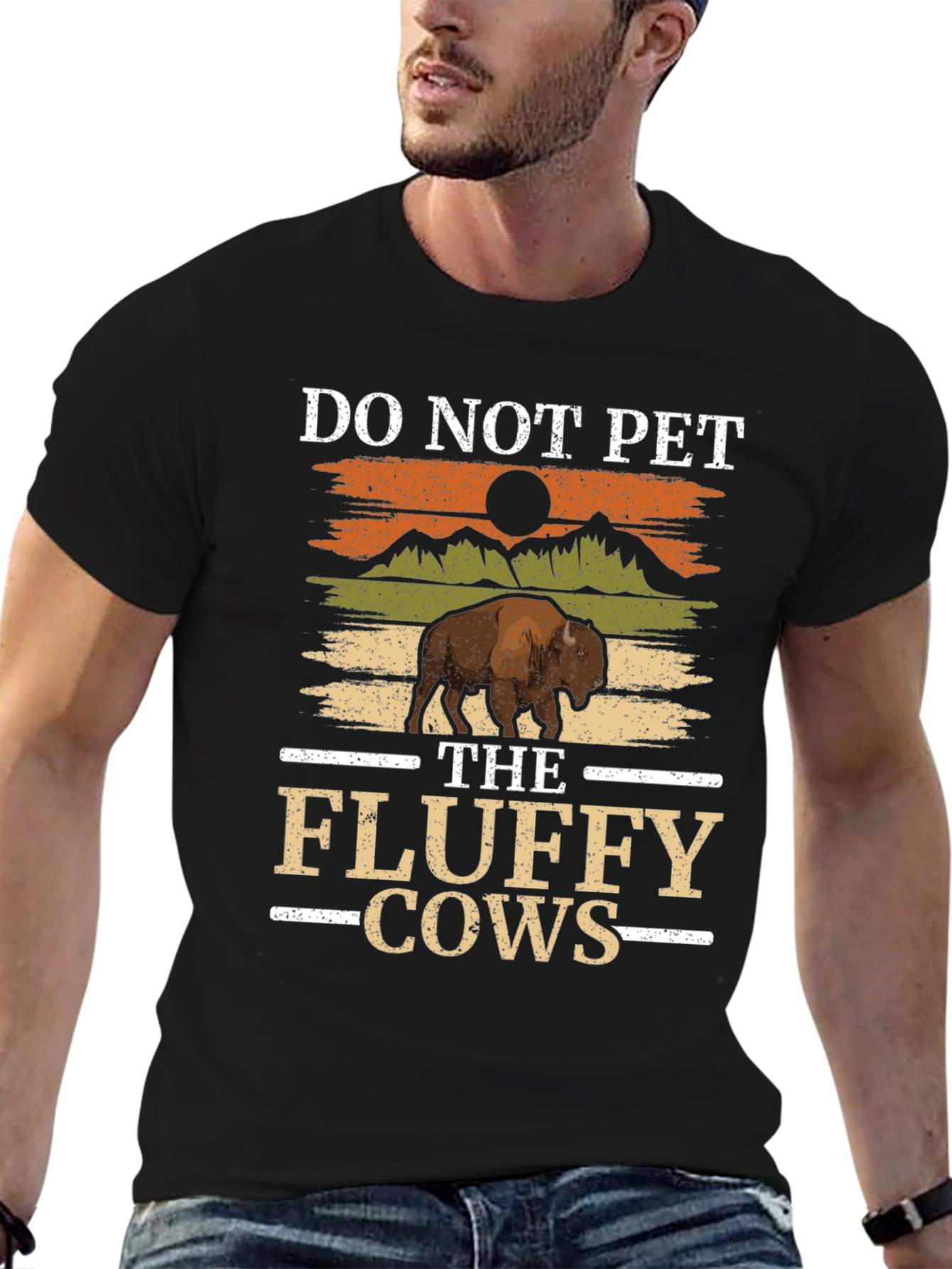 Do Not Pet Fluffy Cows T-Shirt