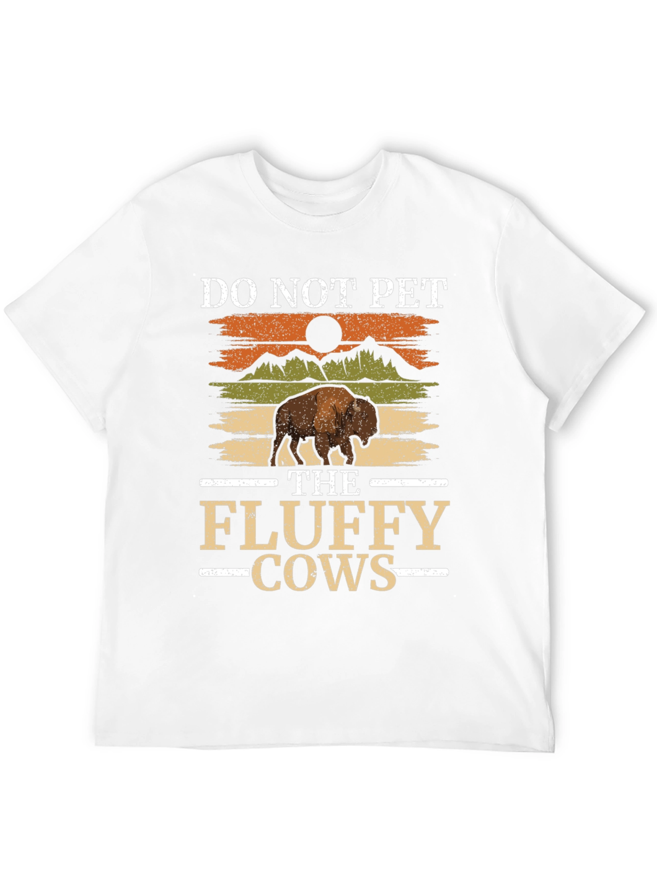Do Not Pet Fluffy Cows T-Shirt