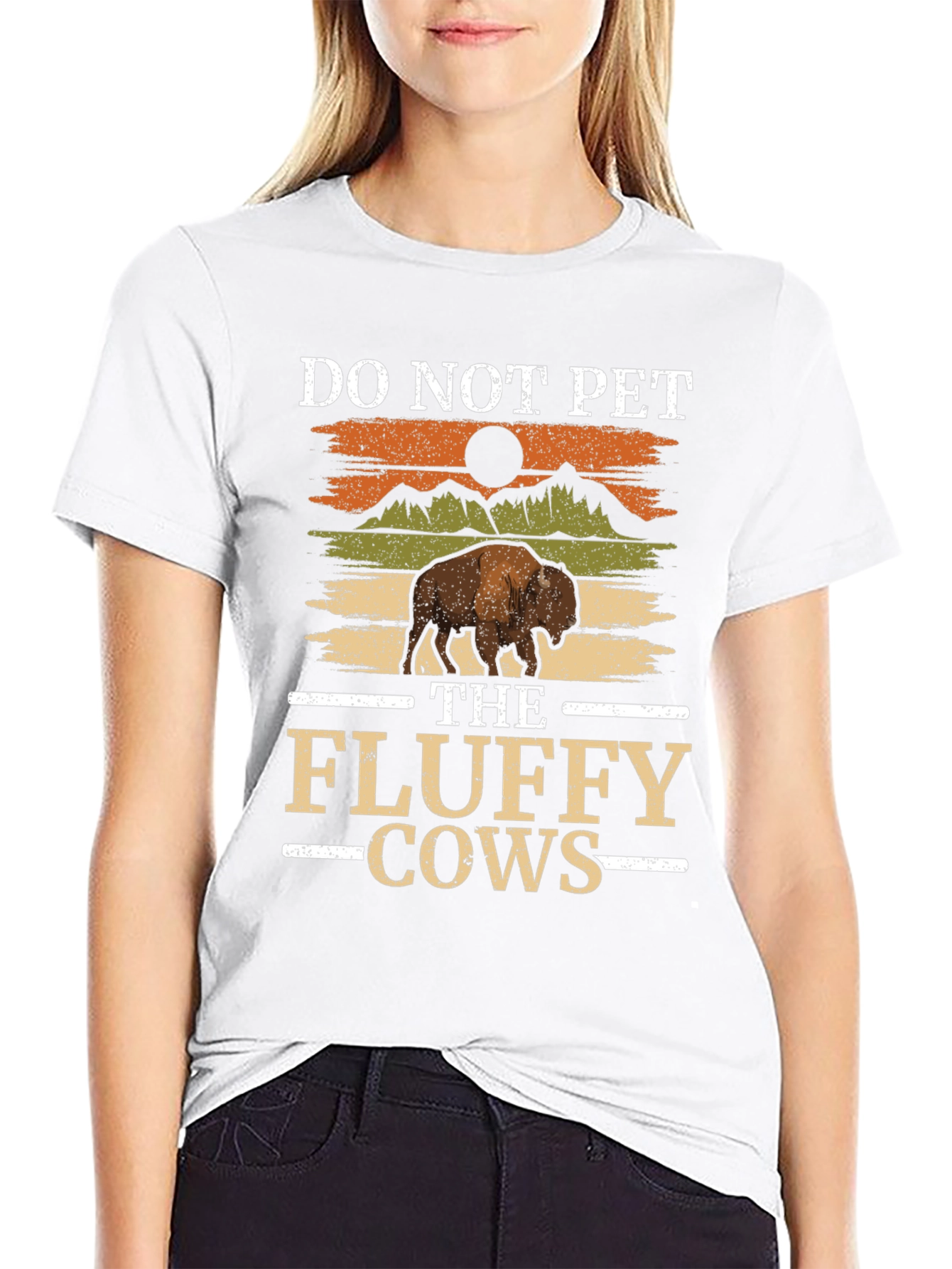 Do Not Pet Fluffy Cows T-Shirt