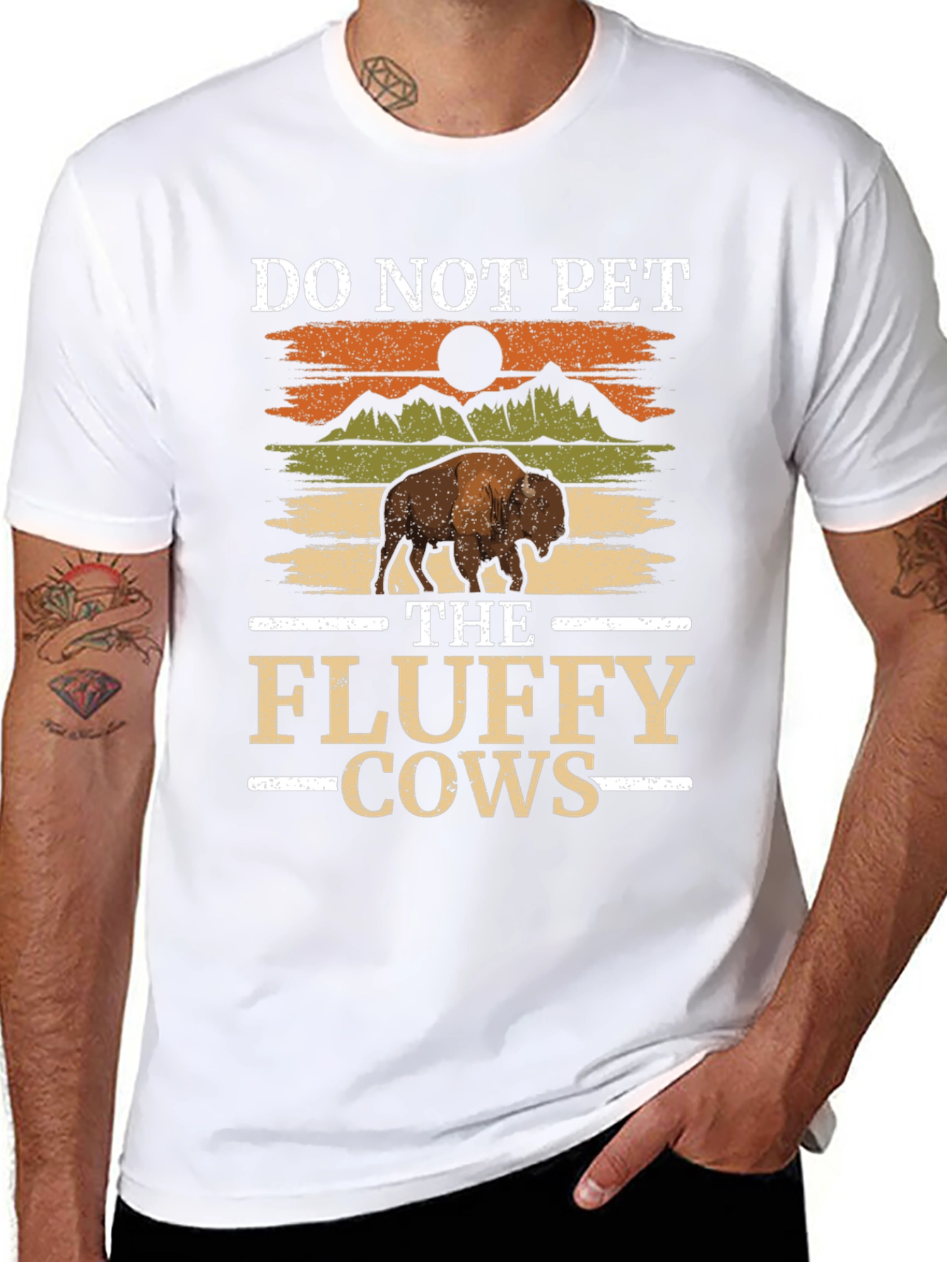 Do Not Pet Fluffy Cows T-Shirt