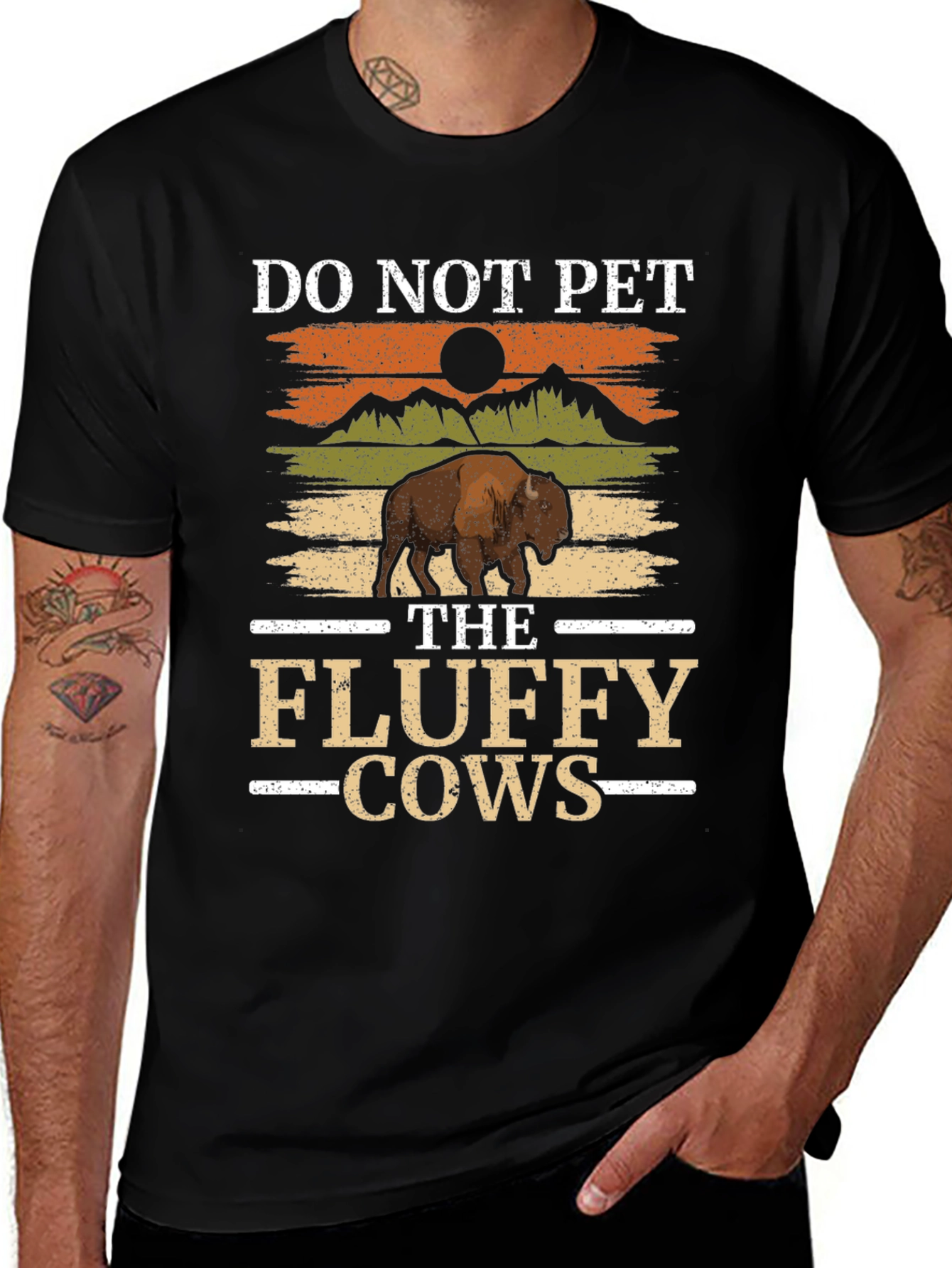 Do Not Pet Fluffy Cows T-Shirt