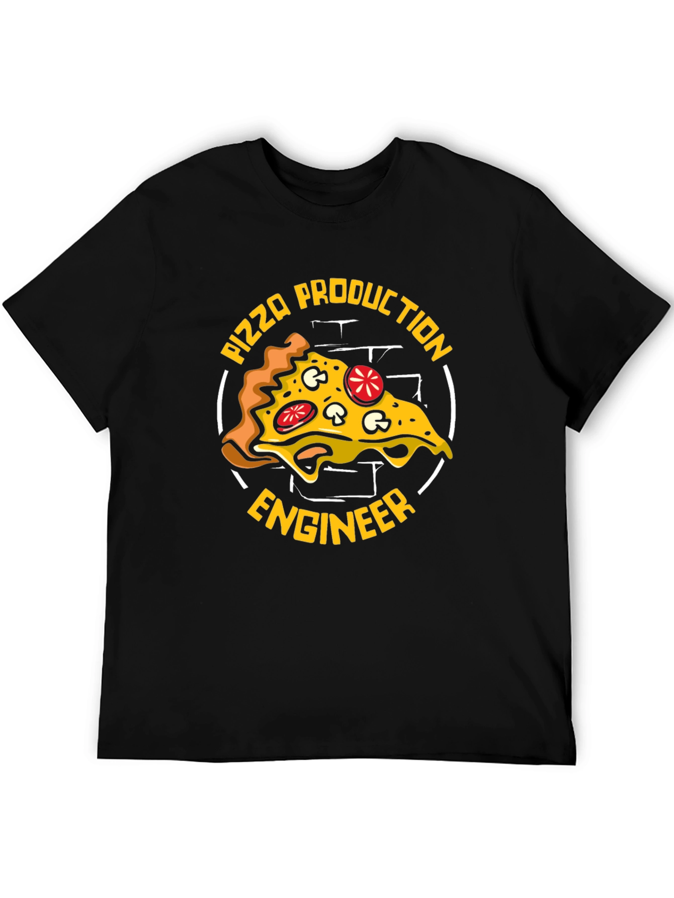 Pizza Production Engineer Graphic T-Shirt