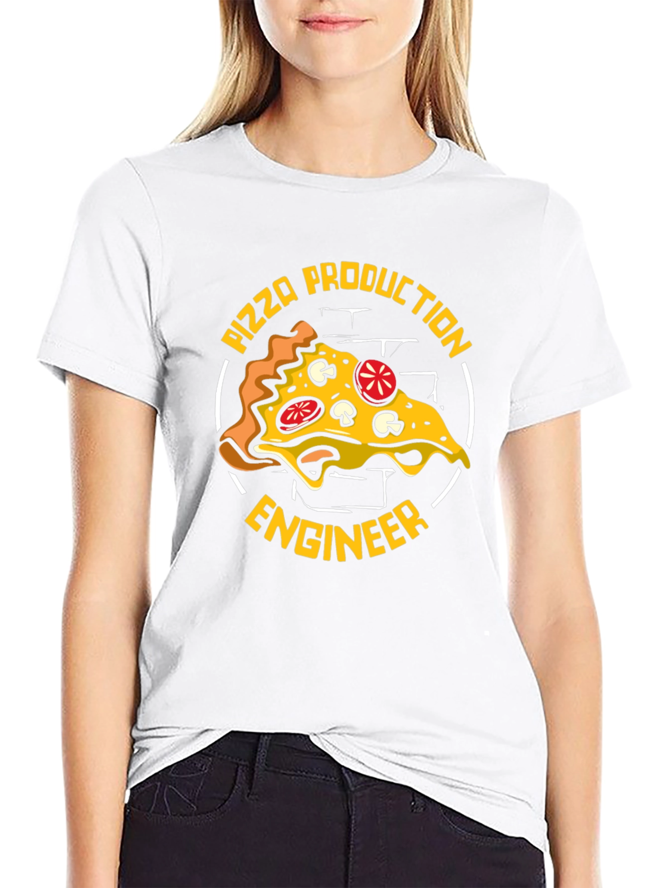 Pizza Production Engineer Graphic T-Shirt