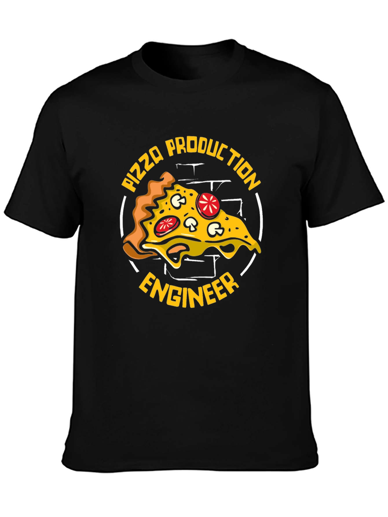 Pizza Production Engineer Graphic T-Shirt