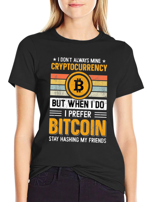 Bitcoin Cryptocurrency T-Shirt
