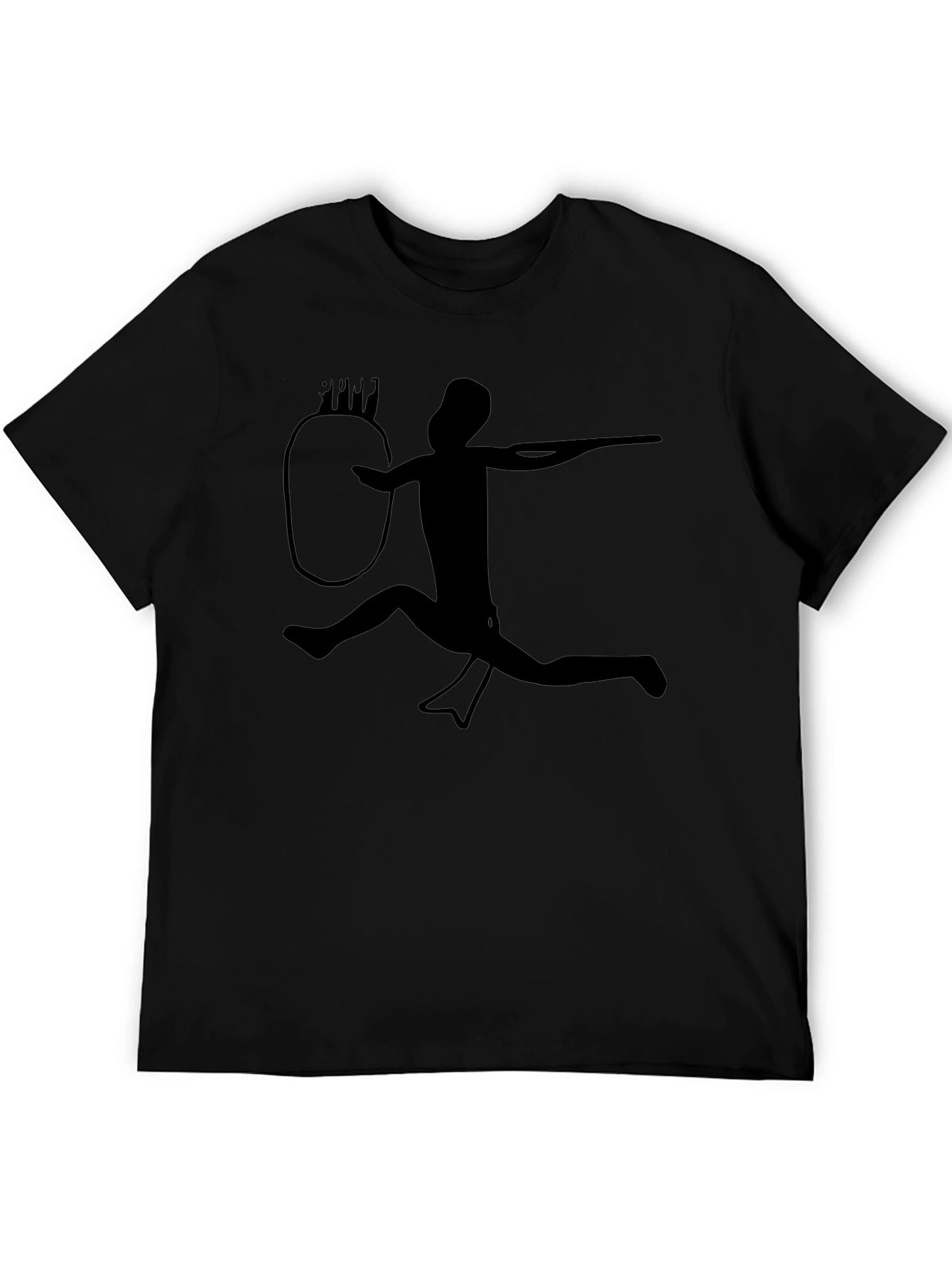 Silhouette Archer Black Graphic T-Shirt