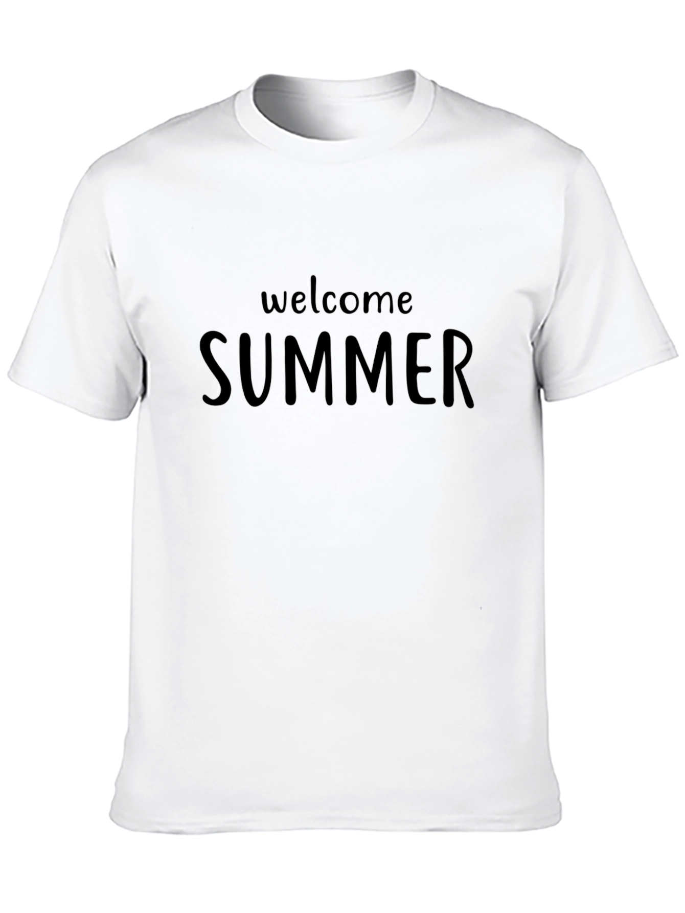 Welcome Summer Black Graphic Tee