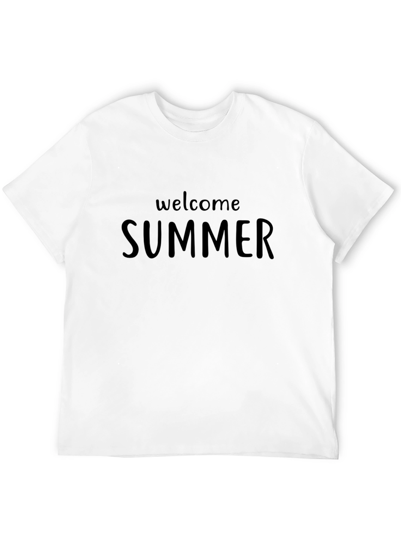 Welcome Summer Black Graphic Tee