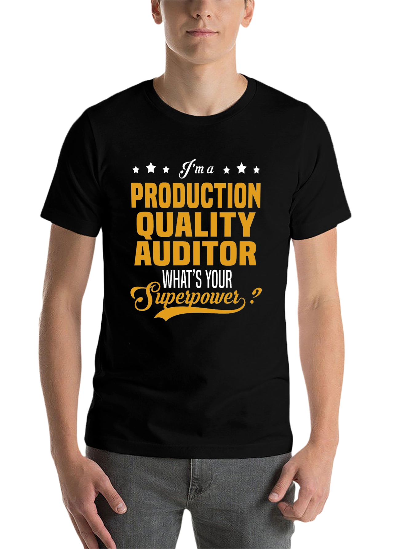 Production Quality Auditor T-Shirt - Superpower Tee