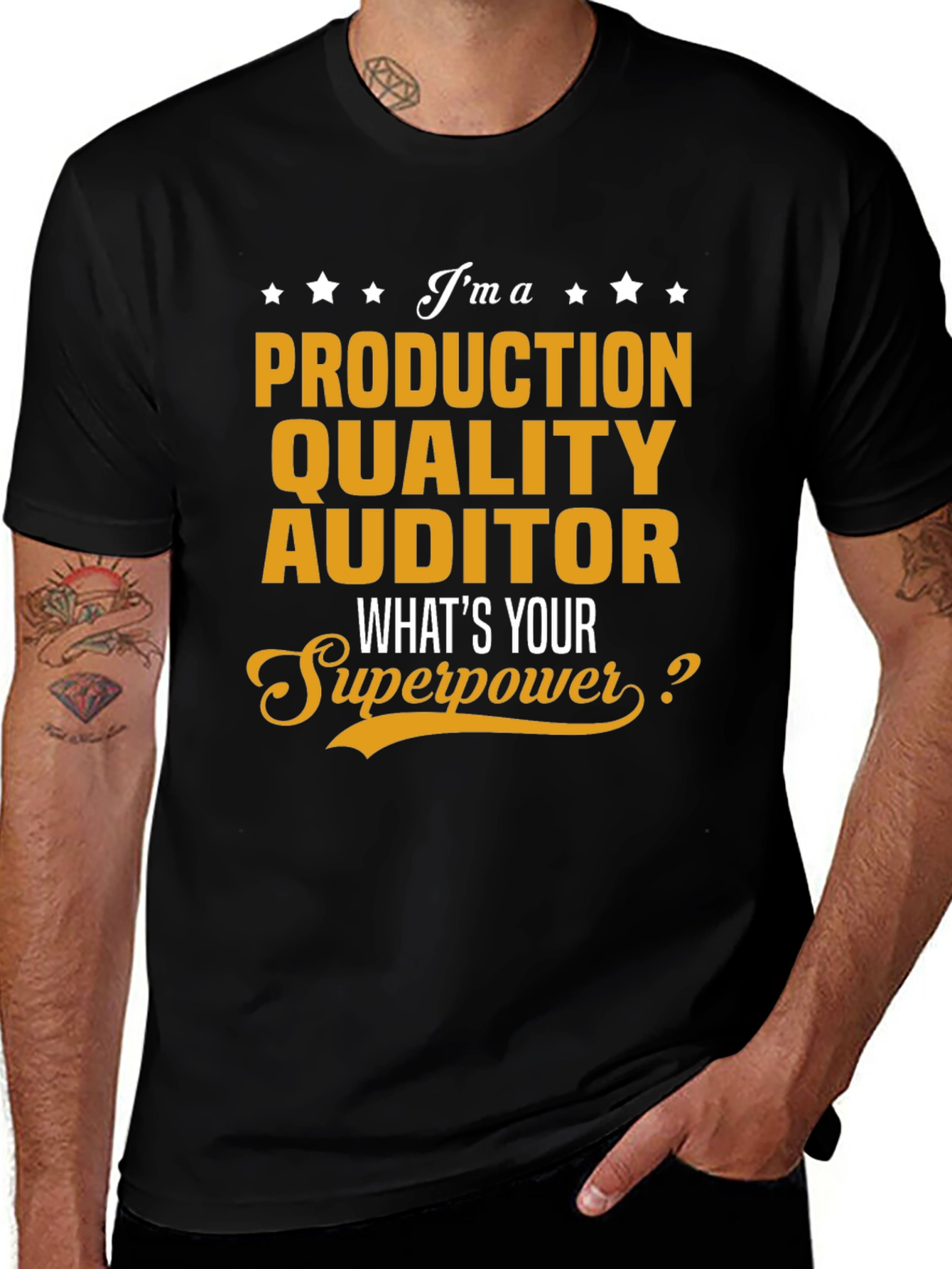 Production Quality Auditor T-Shirt - Superpower Tee