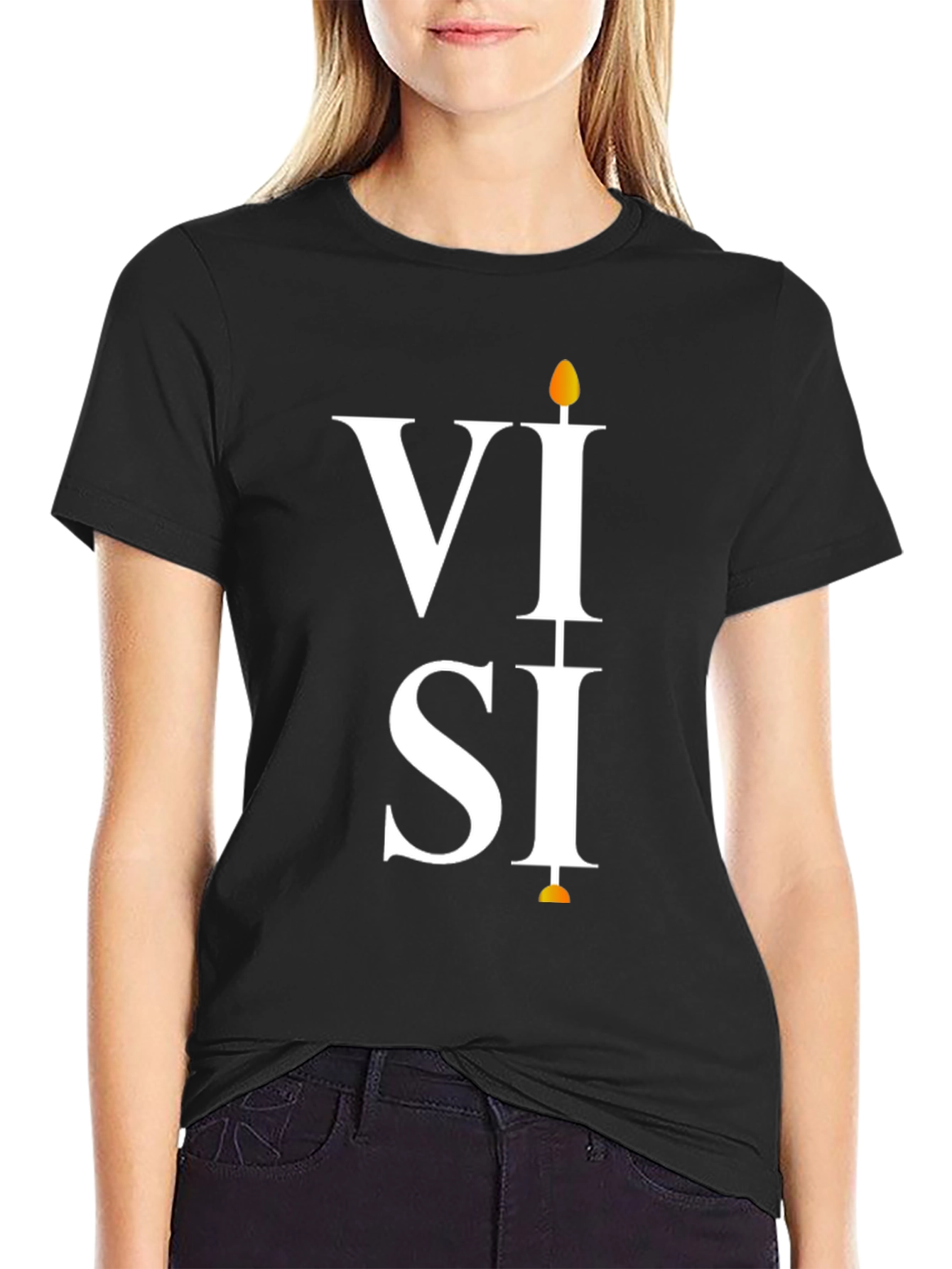 Visi Candle Graphic T-Shirt - Modern Streetwear