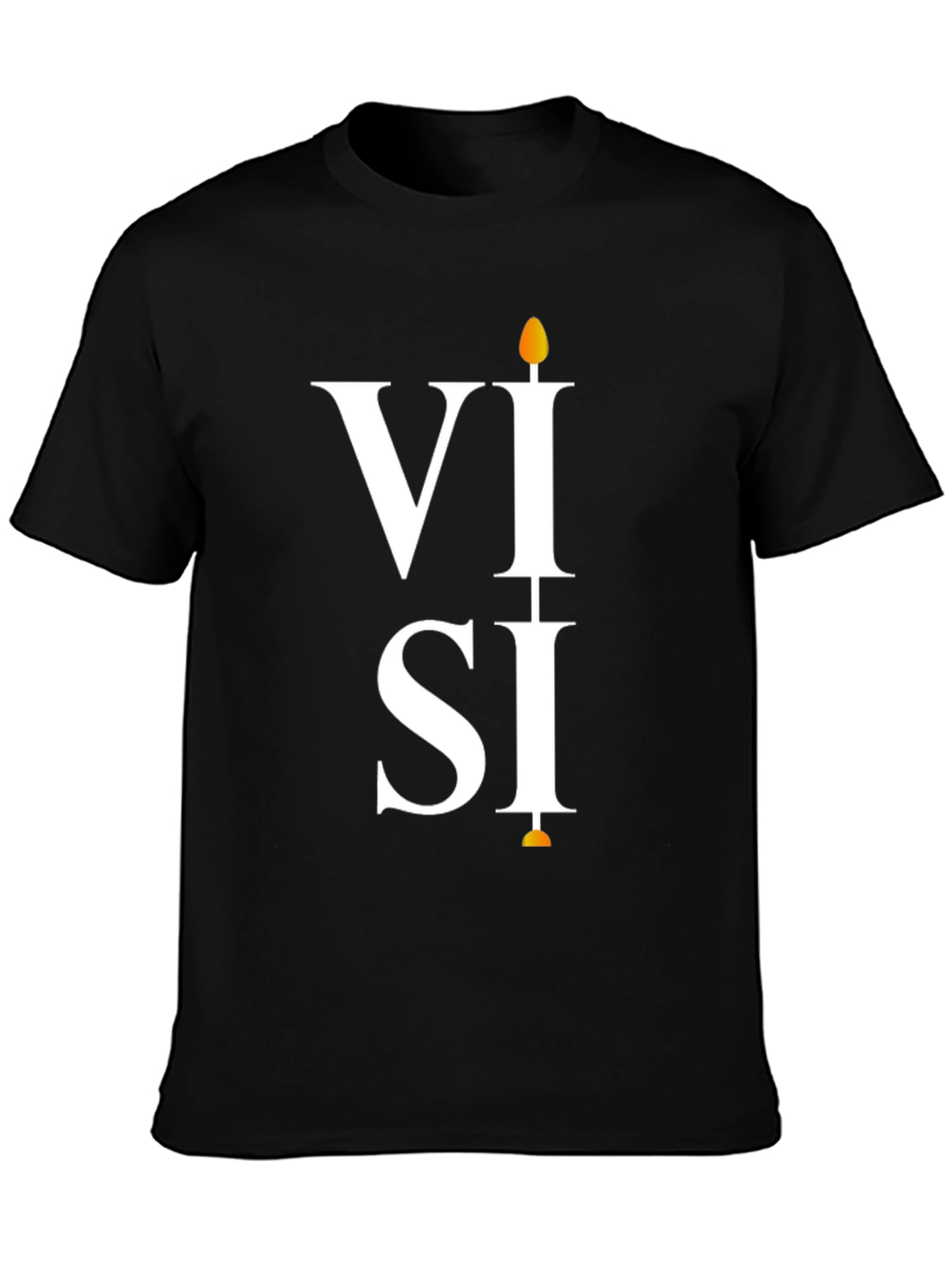Visi Candle Graphic T-Shirt - Modern Streetwear