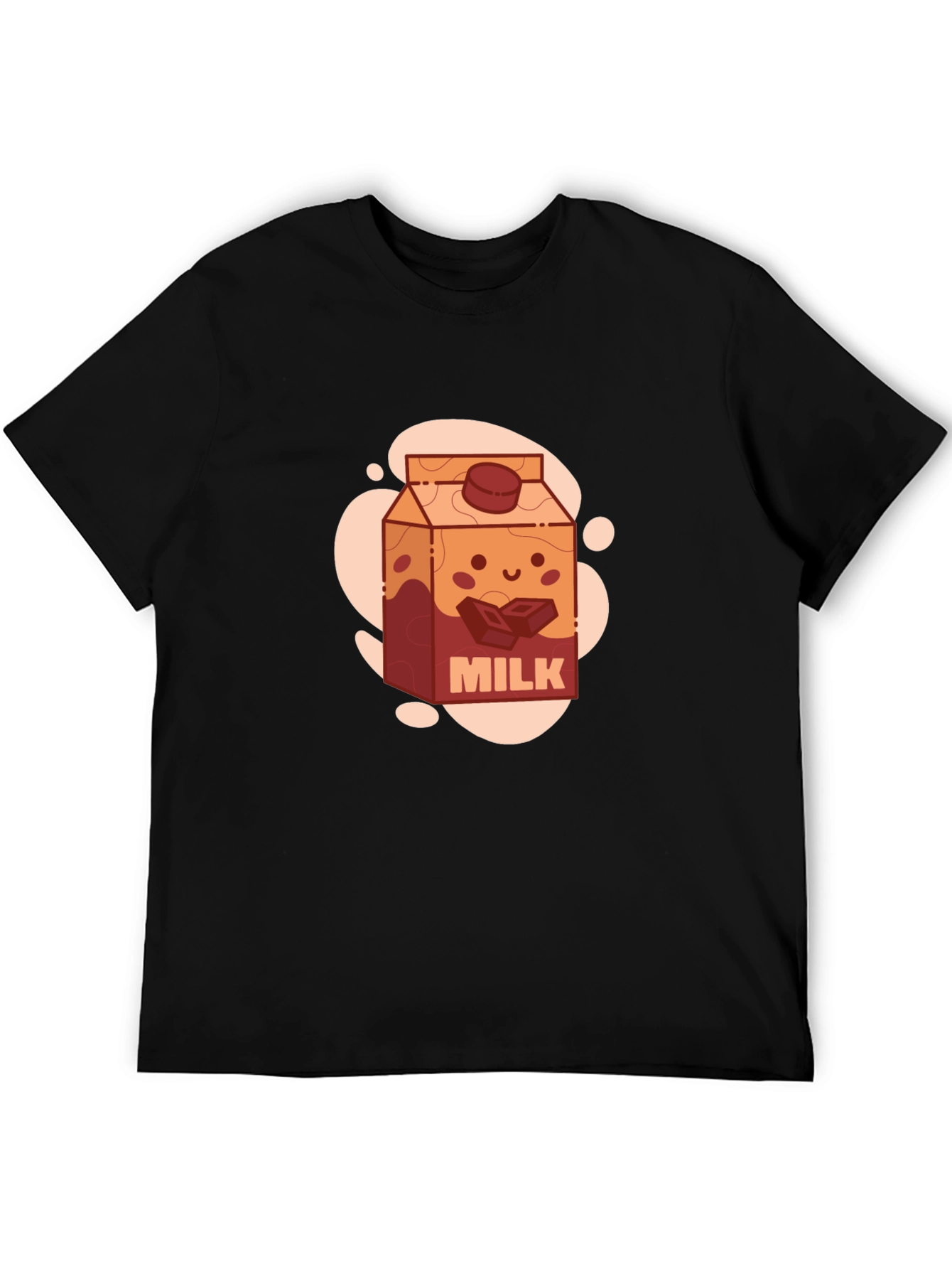 Chocolate Milk Cartoon T-Shirt
