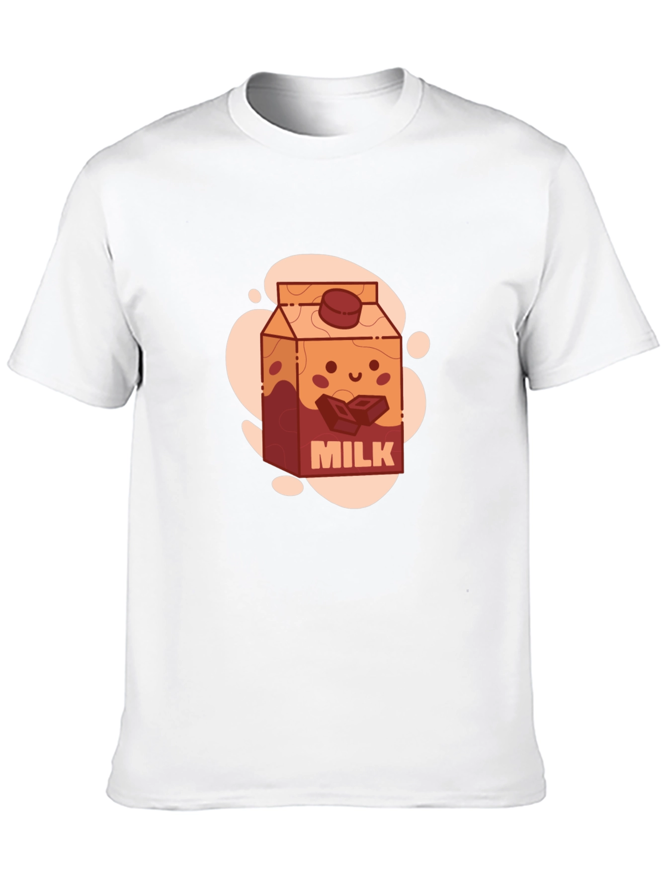 Chocolate Milk Cartoon T-Shirt