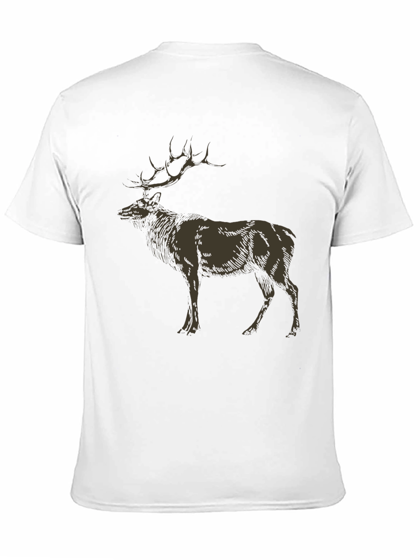 Elk Graphic Tee - Nature Inspired Design