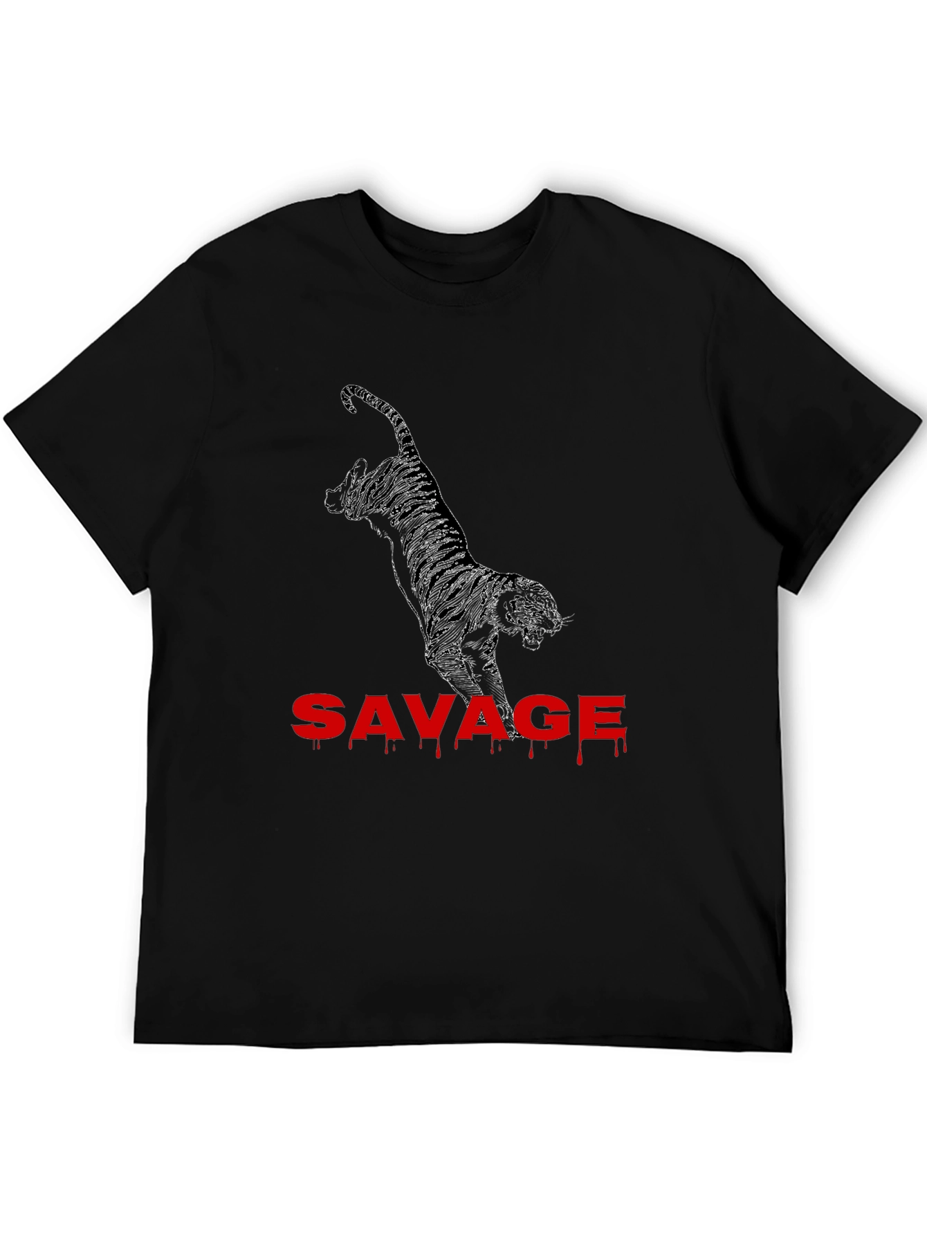 Savage Tiger Graphic Tee