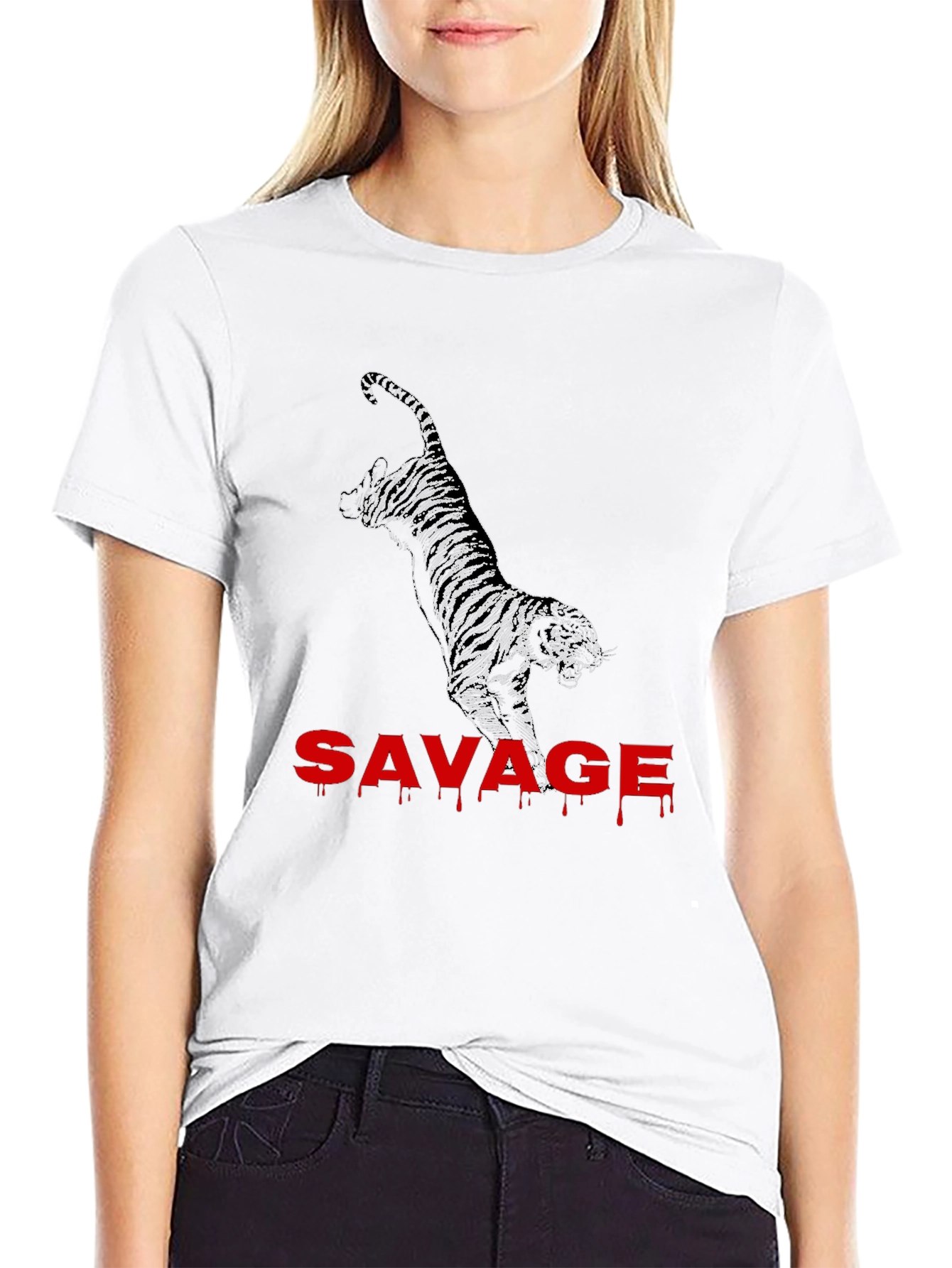 Savage Tiger Graphic Tee