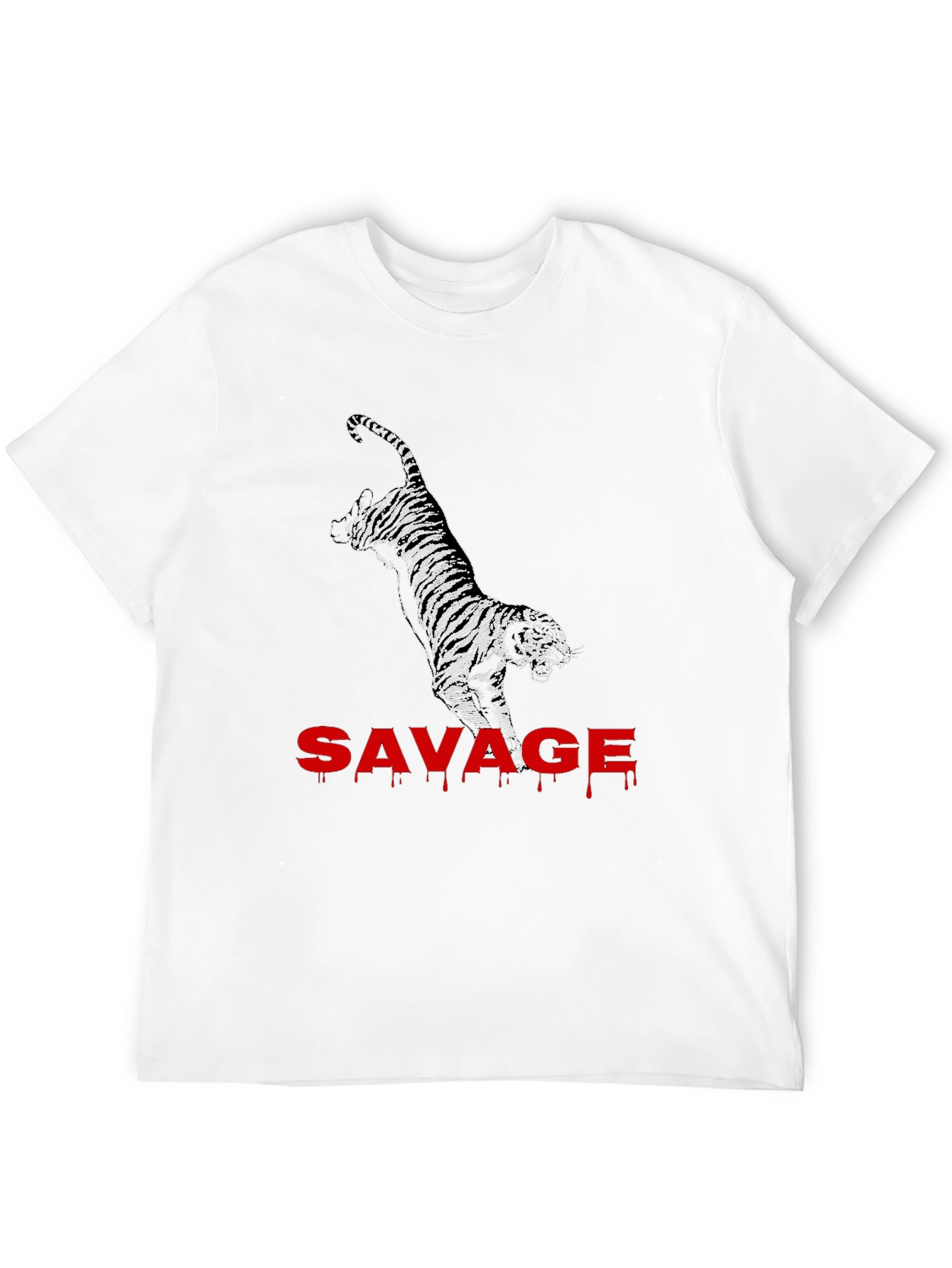 Savage Tiger Graphic Tee