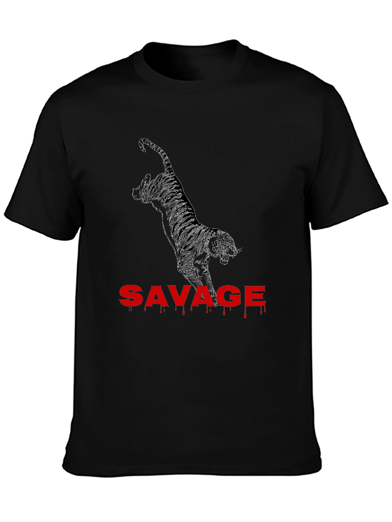Savage Tiger Graphic Tee