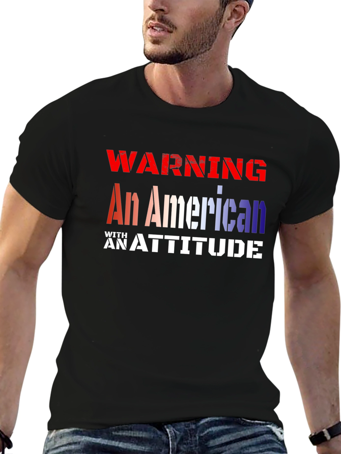 American Attitude Graphic T-Shirt
